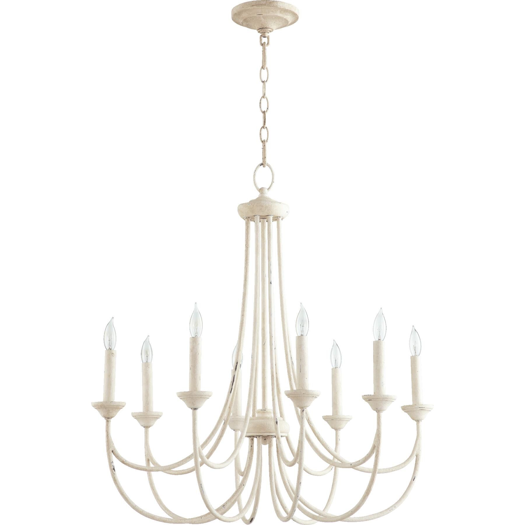 Brooks 28 Inch 8 Light Chandelier by Quorum International