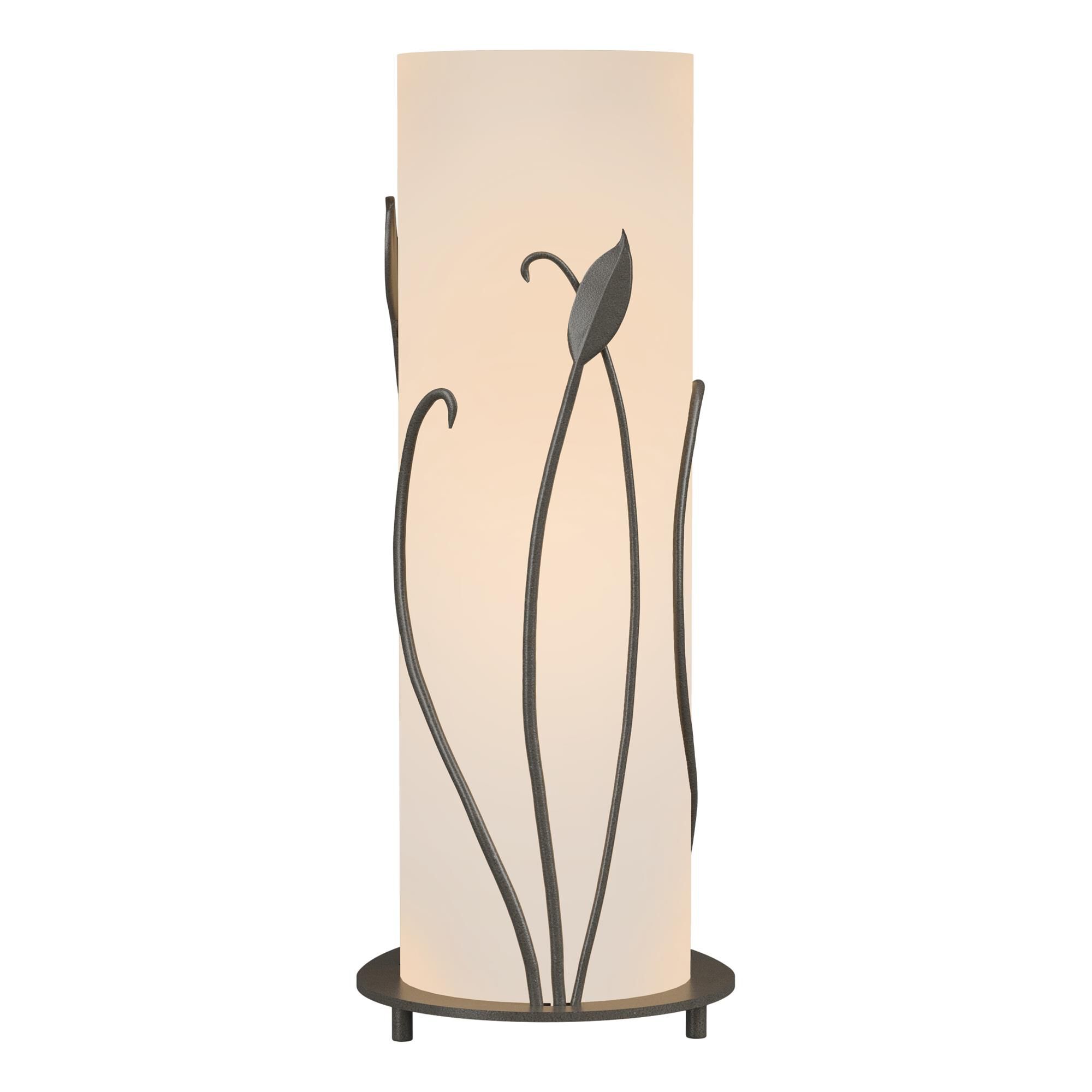 Shown in Dark Smoke finish and Opal  glass