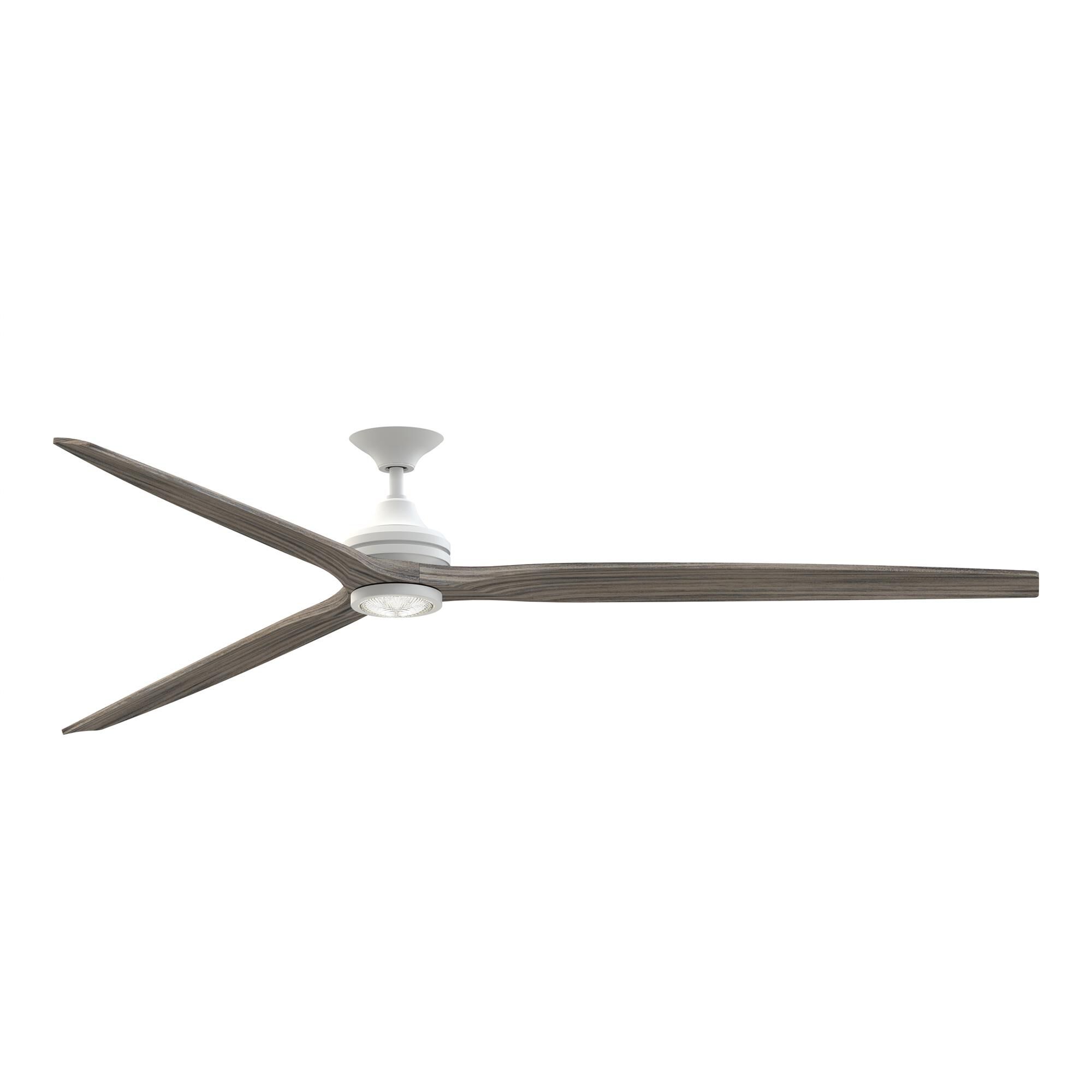 Spitfire 96 Inch Ceiling Fan with Light Kit,