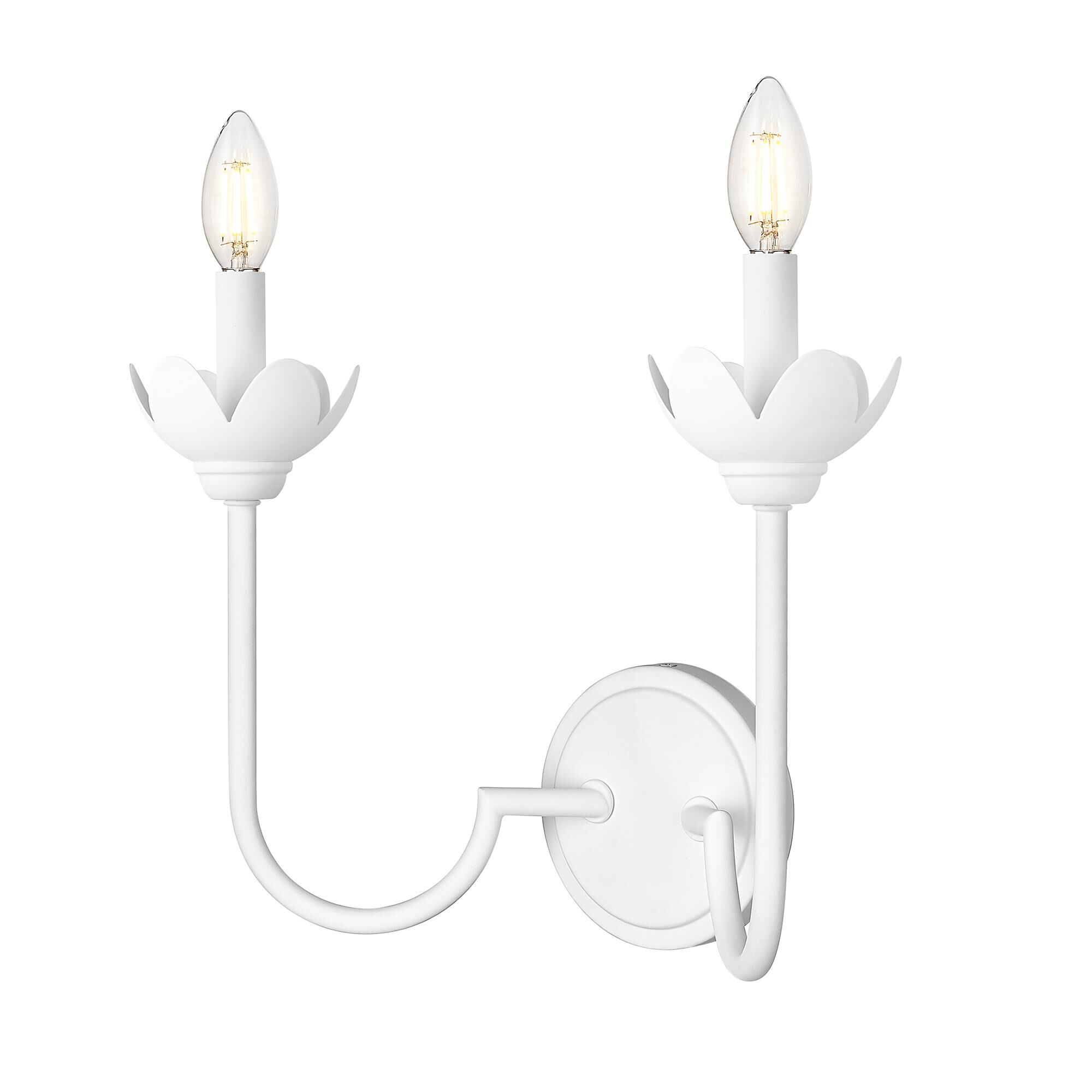 Shown in Textured White finish and Clear Ribbed glass and Clear Ribbed shade