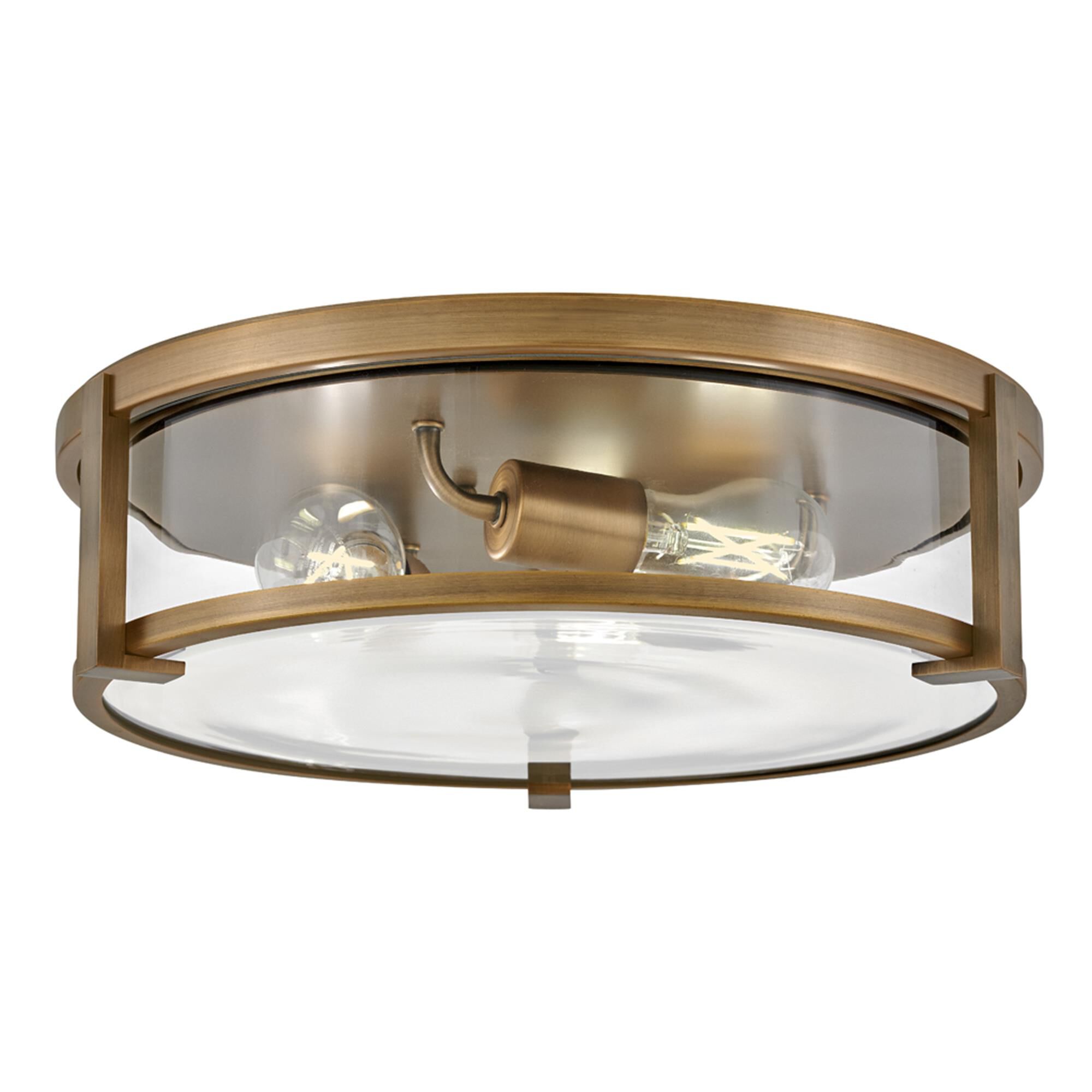 Lowell 16 Inch 3 Light Flush Mount,