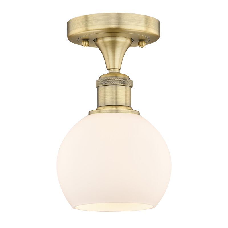 Bruno Marashlian Athens 6 Inch 1 Light Semi Flush Mount by Innovations Lighting