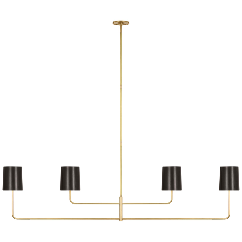 Barbara Barry Go Lightly 70 Inch 4 Light LED Linear Suspension Light by Visual Comfort Signature Collection