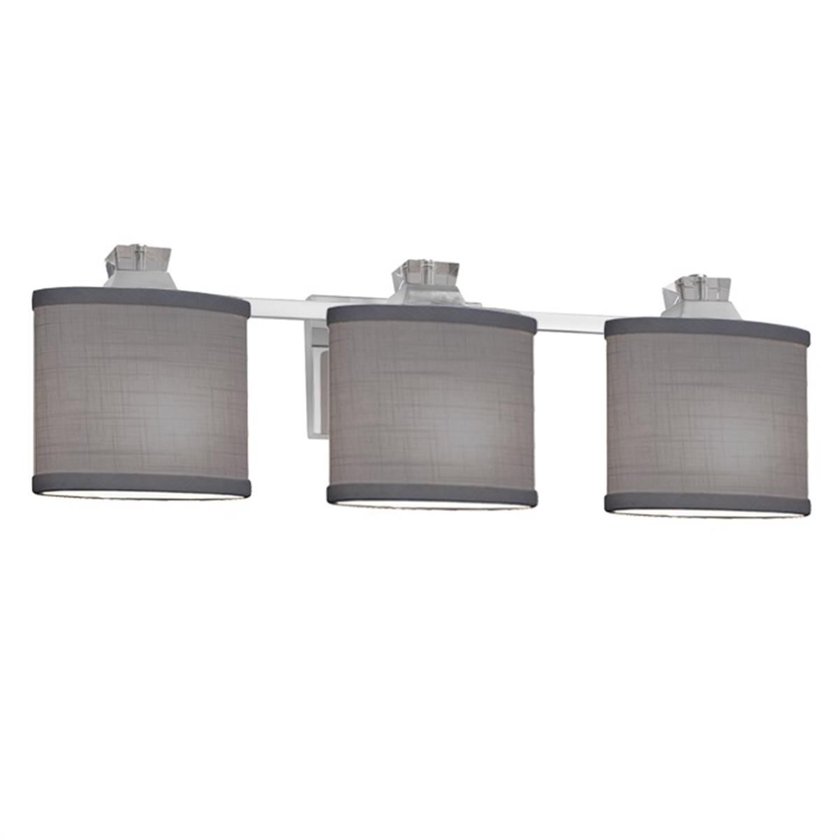 Textile 25 Inch 3 Light Bath Vanity Light by Justice Design Group