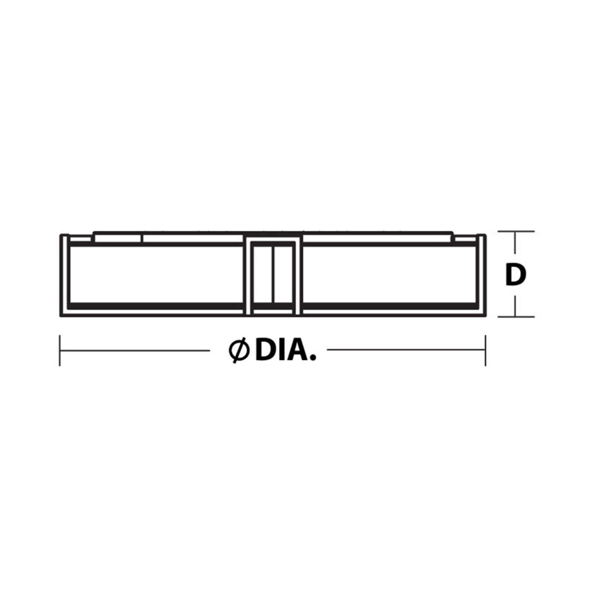 Lambert 16 Inch 1 Light LED Flush Mount by AFX Lighting