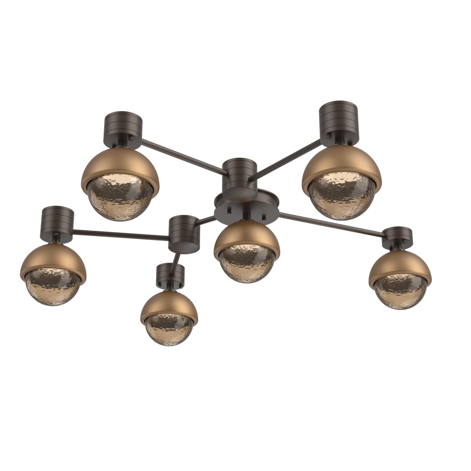 Shown in Flat Bronze finish and Bronze glass and Novel Brass accent
