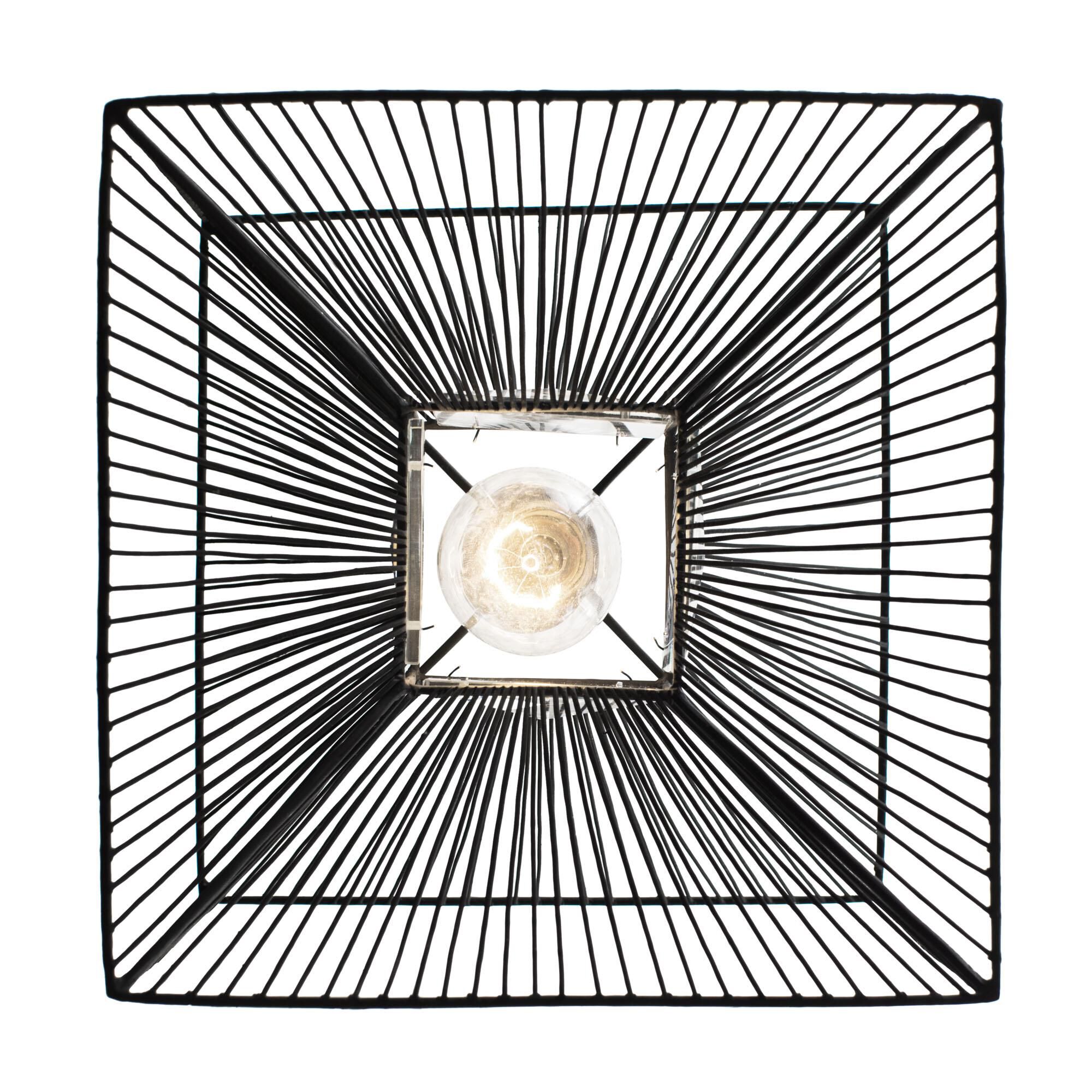 Shown in Carbon finish and Black and Clear Premium Faceted Panels crystal