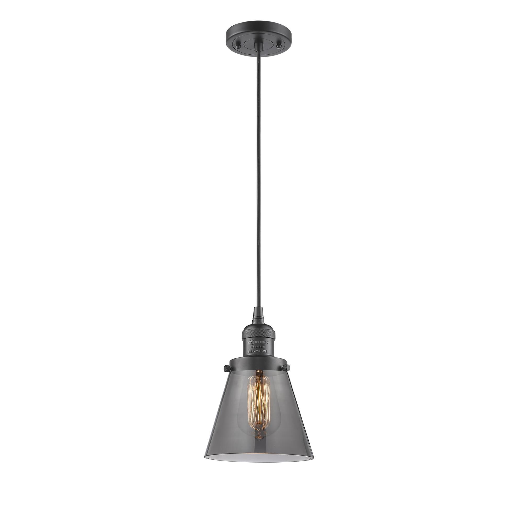 Shown in Oil Rubbed Bronze finish and Smoked glass