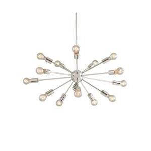 Axion 33 Inch 15 Light Chandelier by Justice Design Group
