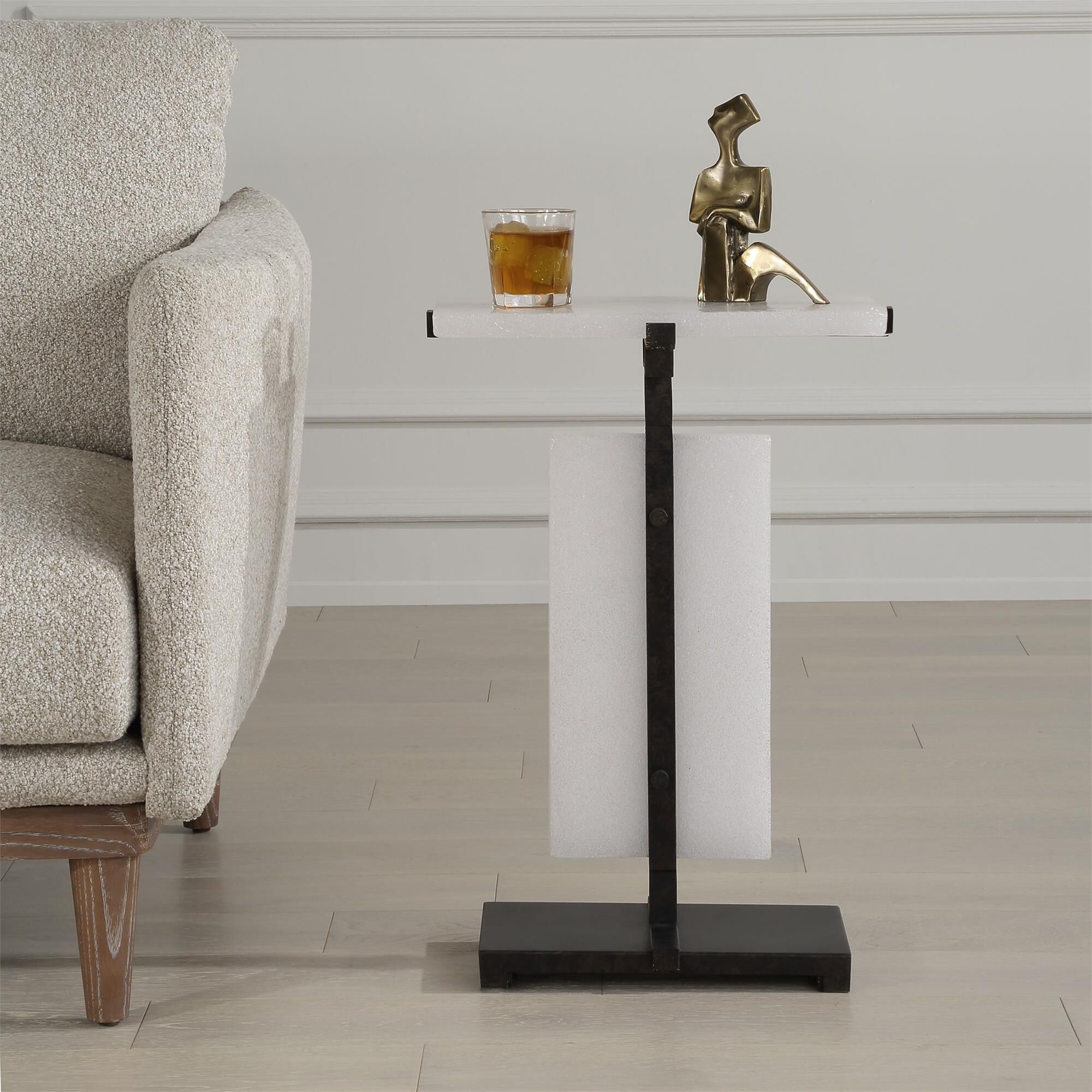 Matthew Williams Elements Bubble 24 Inch End Table by Uttermost