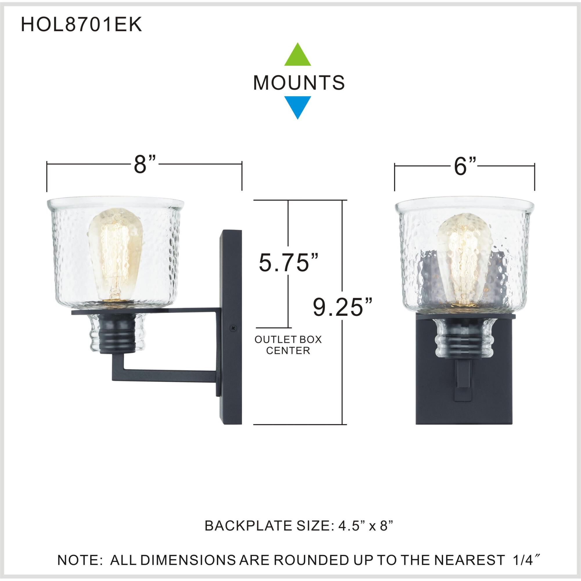 Quoizel Holden 9 Inch Wall Sconce