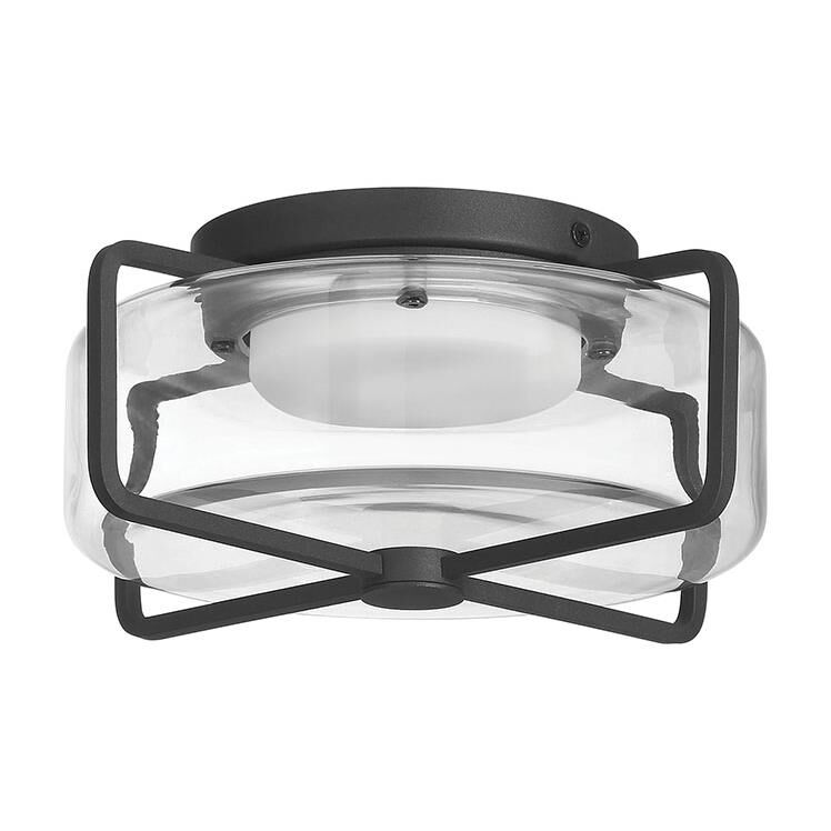 Shown in Sand Black finish and Clear glass