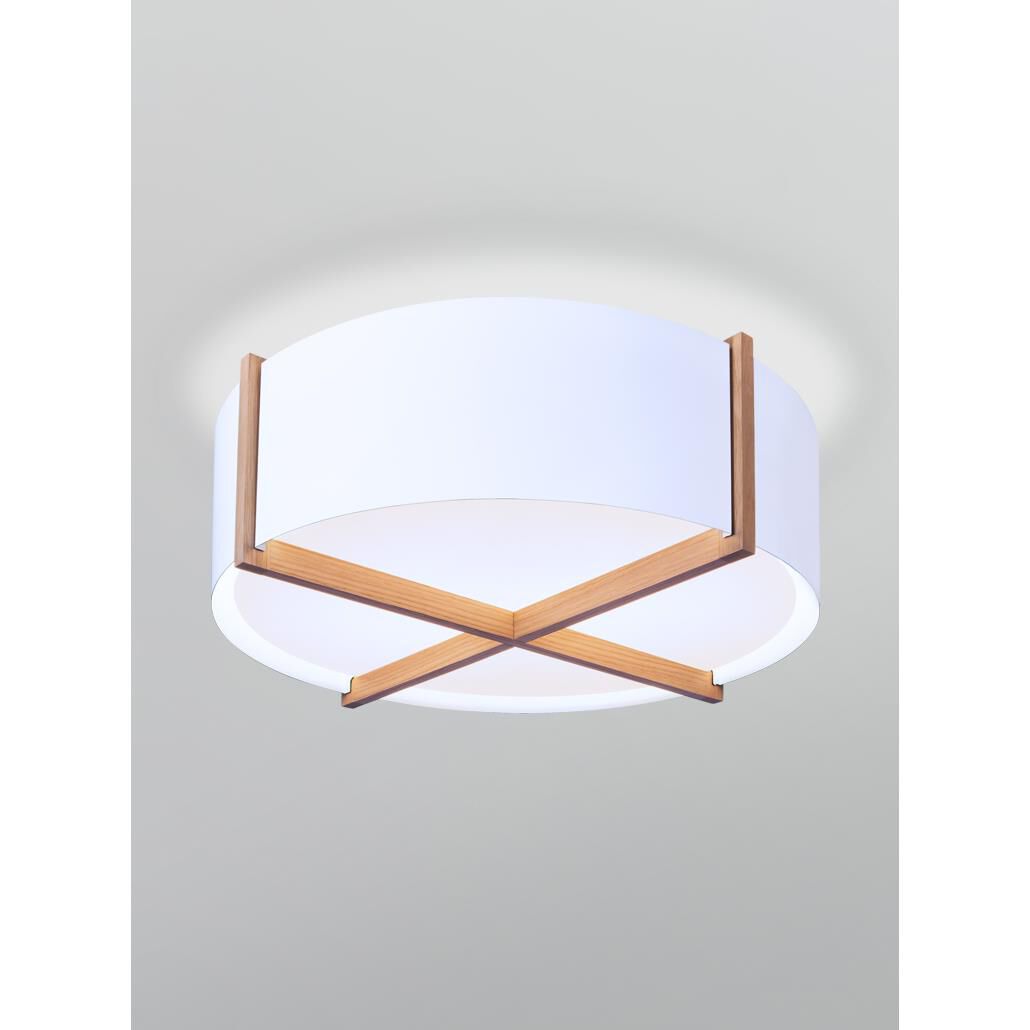 Nick Sheridan Plura 24 Inch 2 Light Flush Mount by Cerno