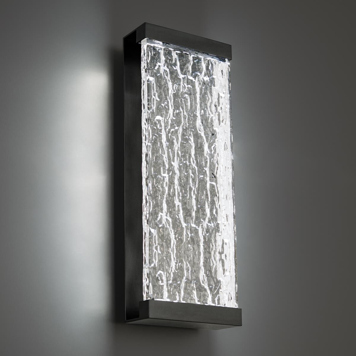 Fusion 19 Inch Tall 2 Light LED Outdoor Wall Light by dweLED