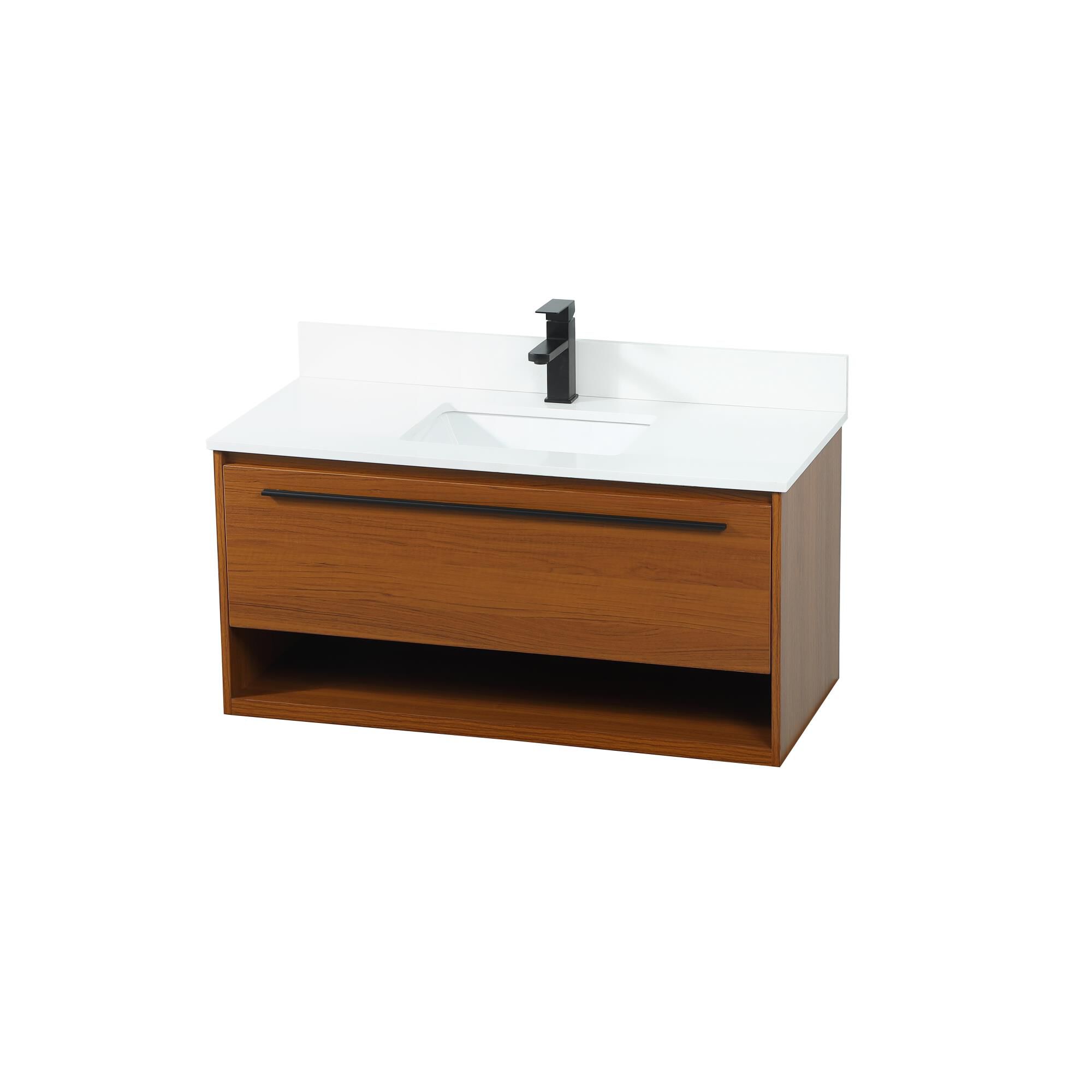 Shown in Teak finish