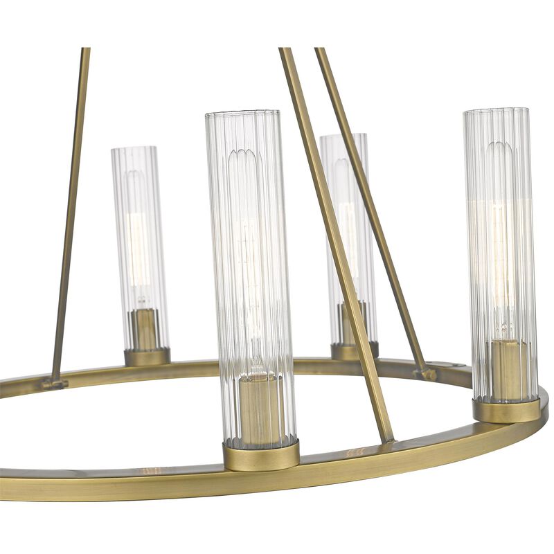 Beau 33 Inch 8 Light Chandelier by Z-Lite