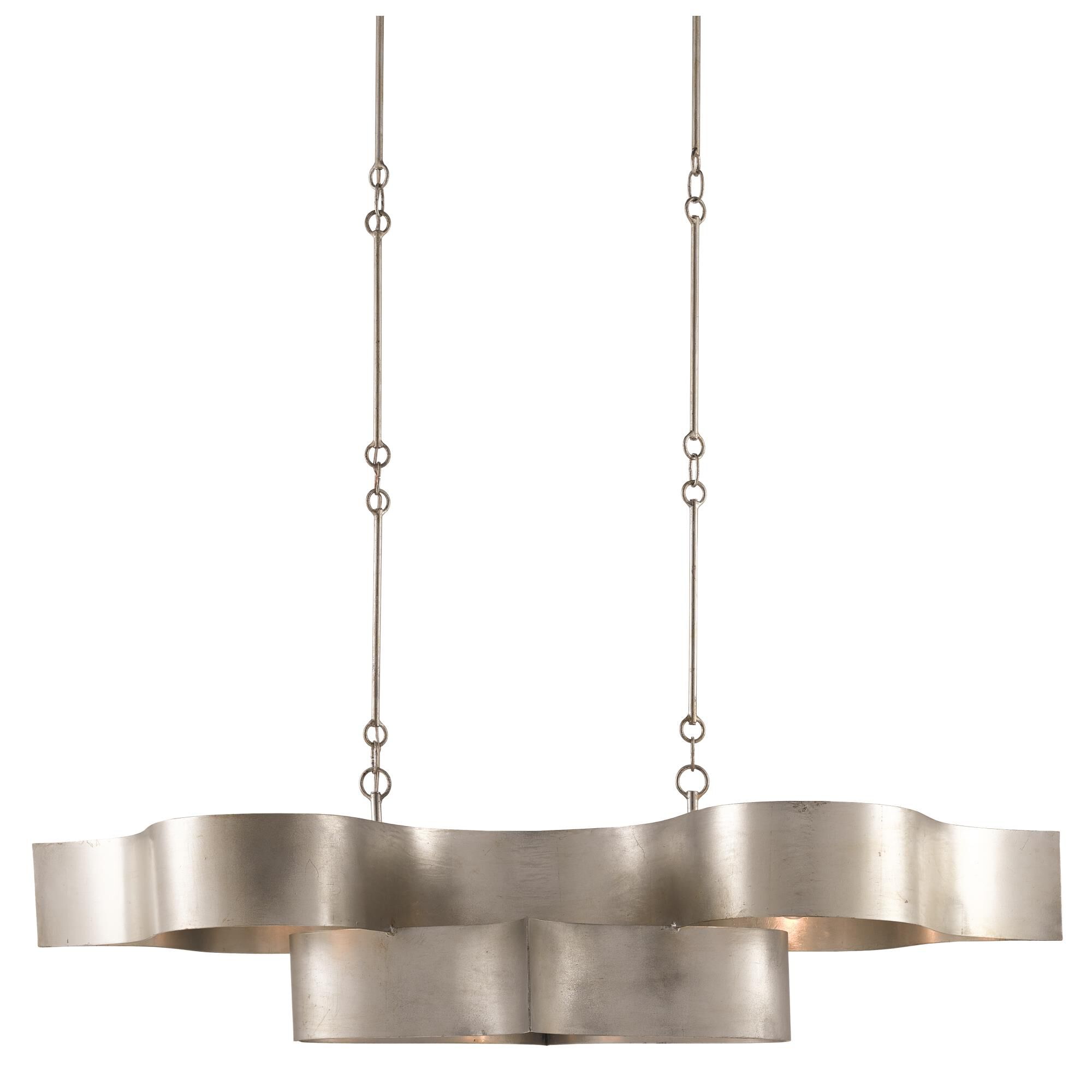 Grand Lotus 50 Inch 6 Light Linear Suspension Light by Currey and Company