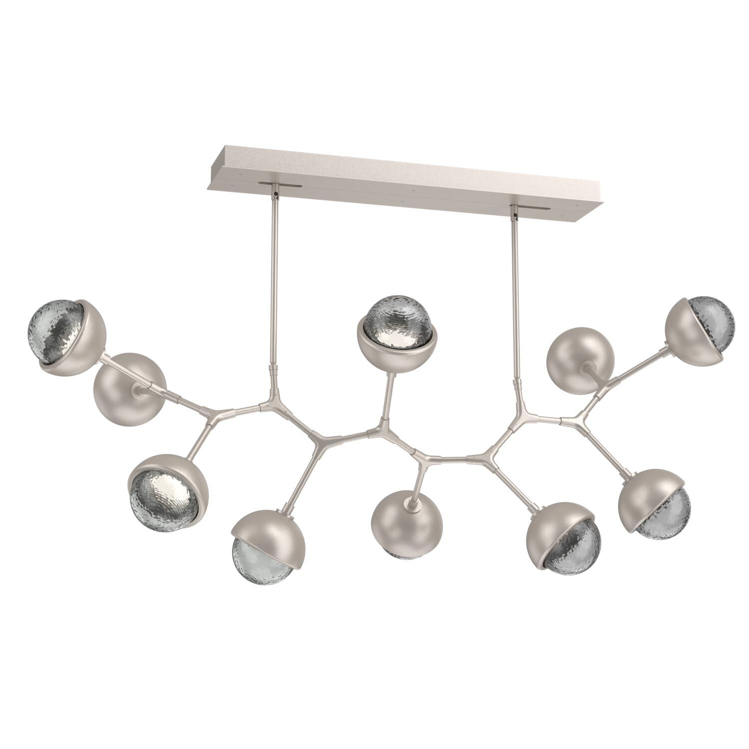 Levi Wilson Cabochon 56 Inch Linear Suspension Light by Hammerton Studio