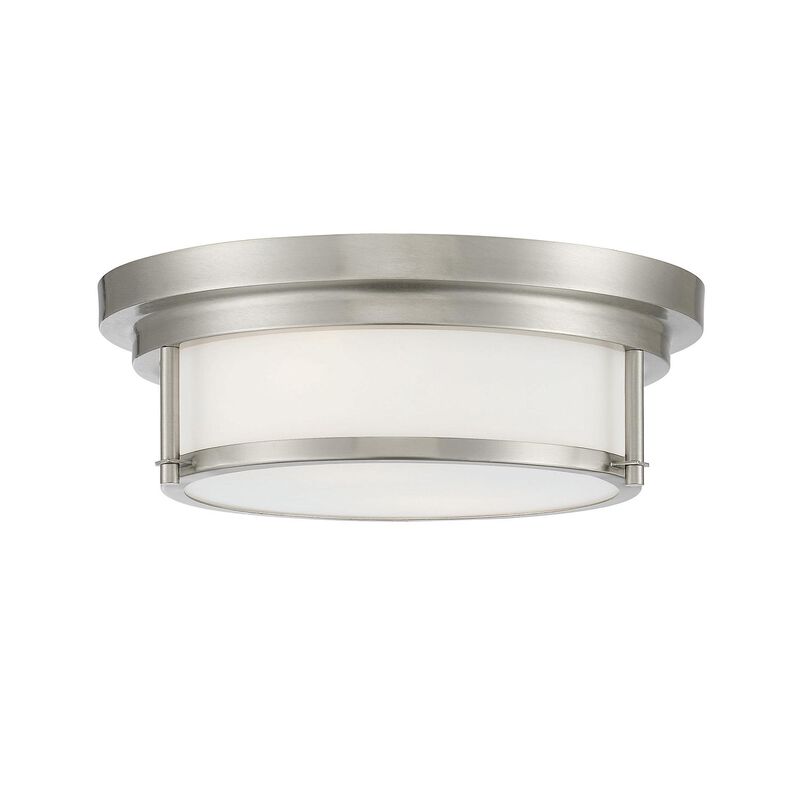 13 Inch 2 Light LED Flush Mount by Meridian Lighting