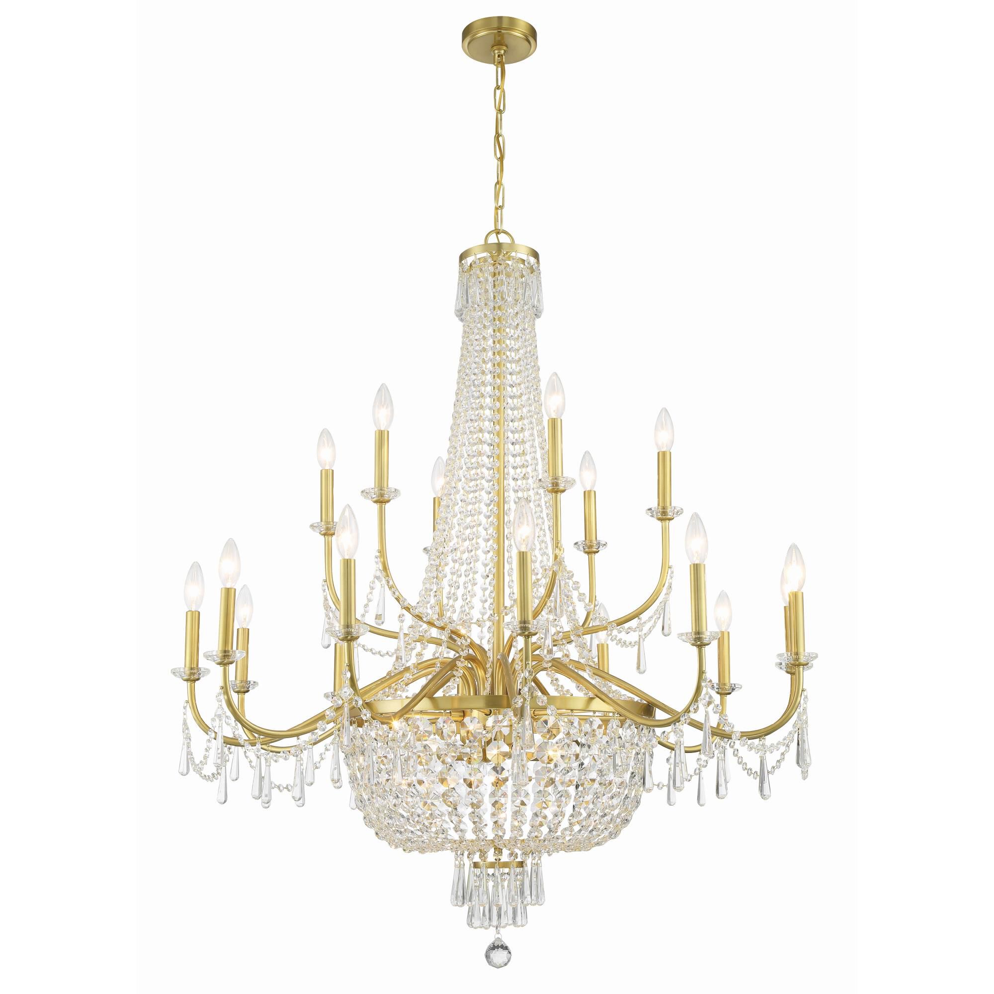 Haywood 40 Inch 22 Light Chandelier by Crystorama