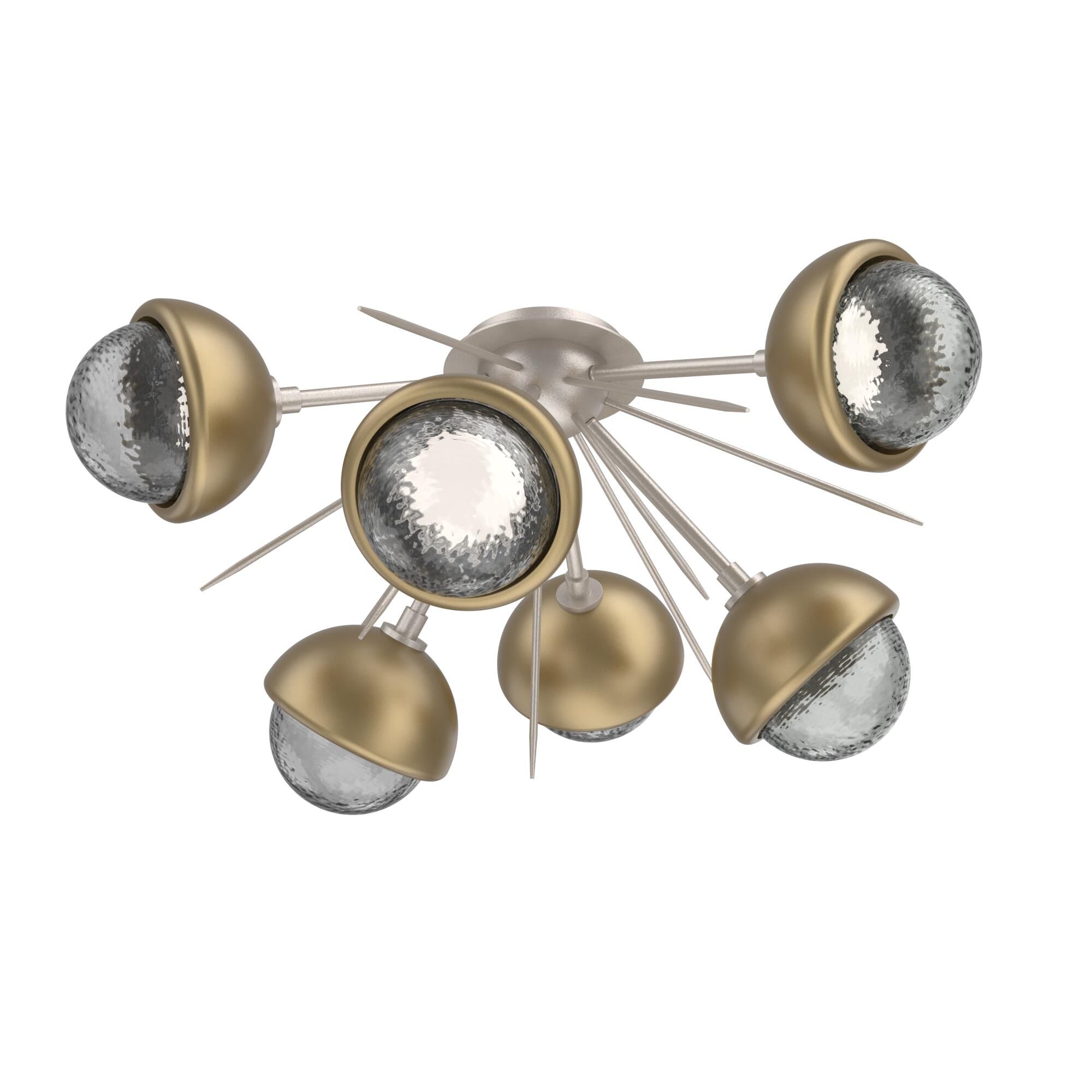 Levi Wilson Cabochon 28 Inch Semi Flush Mount by Hammerton Studio