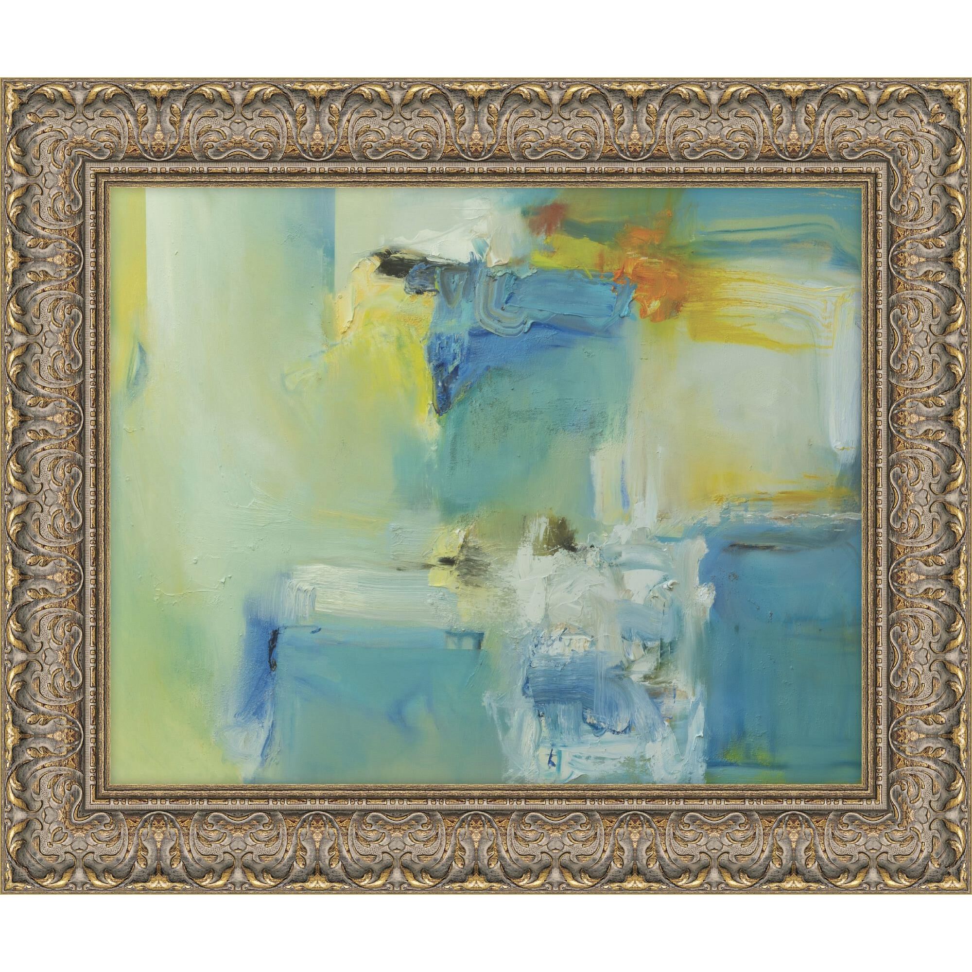 Capris Blue Grotto Print by LEVEL57