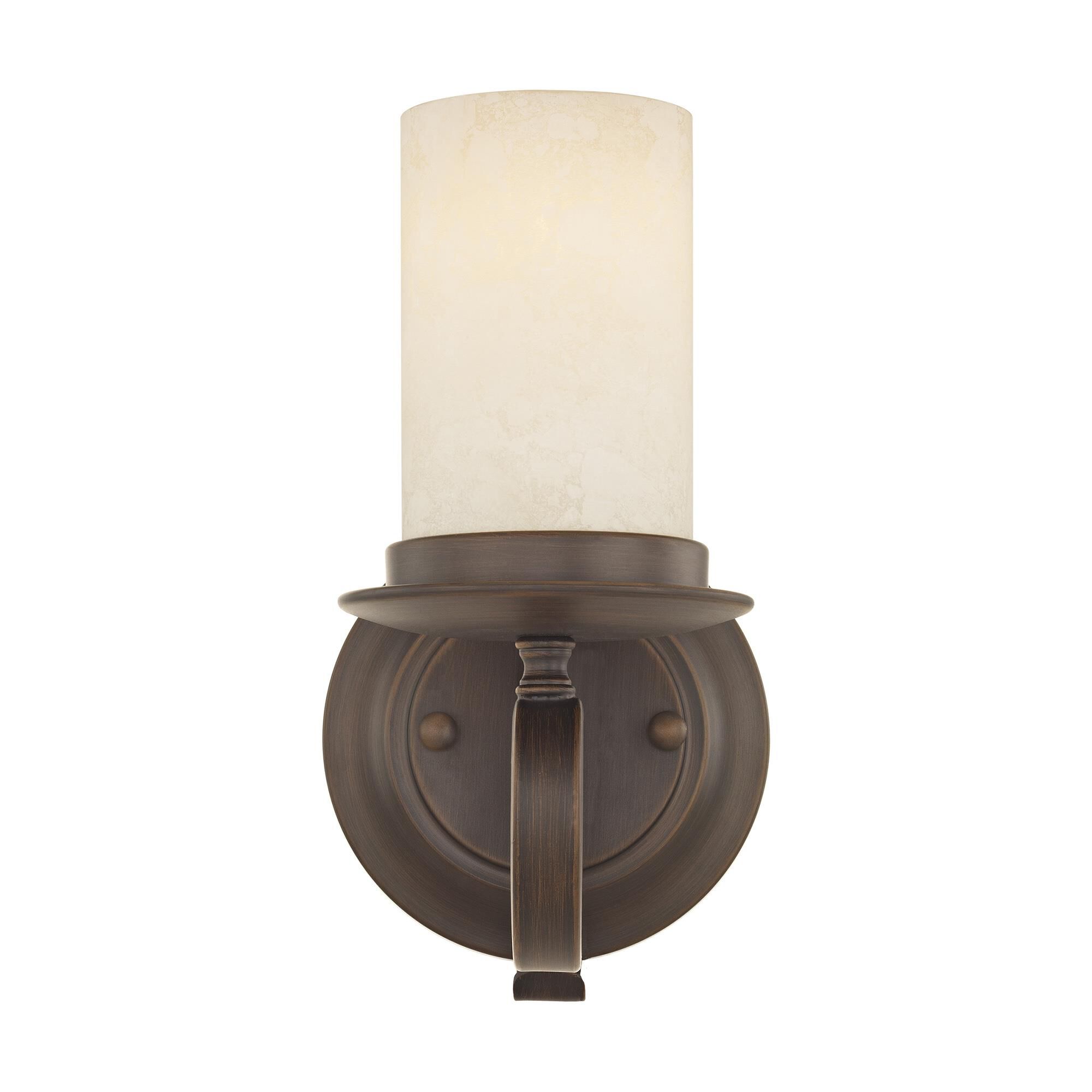 Shown in Imperial Bronze finish and Vintage Scavo Hand Blown glass