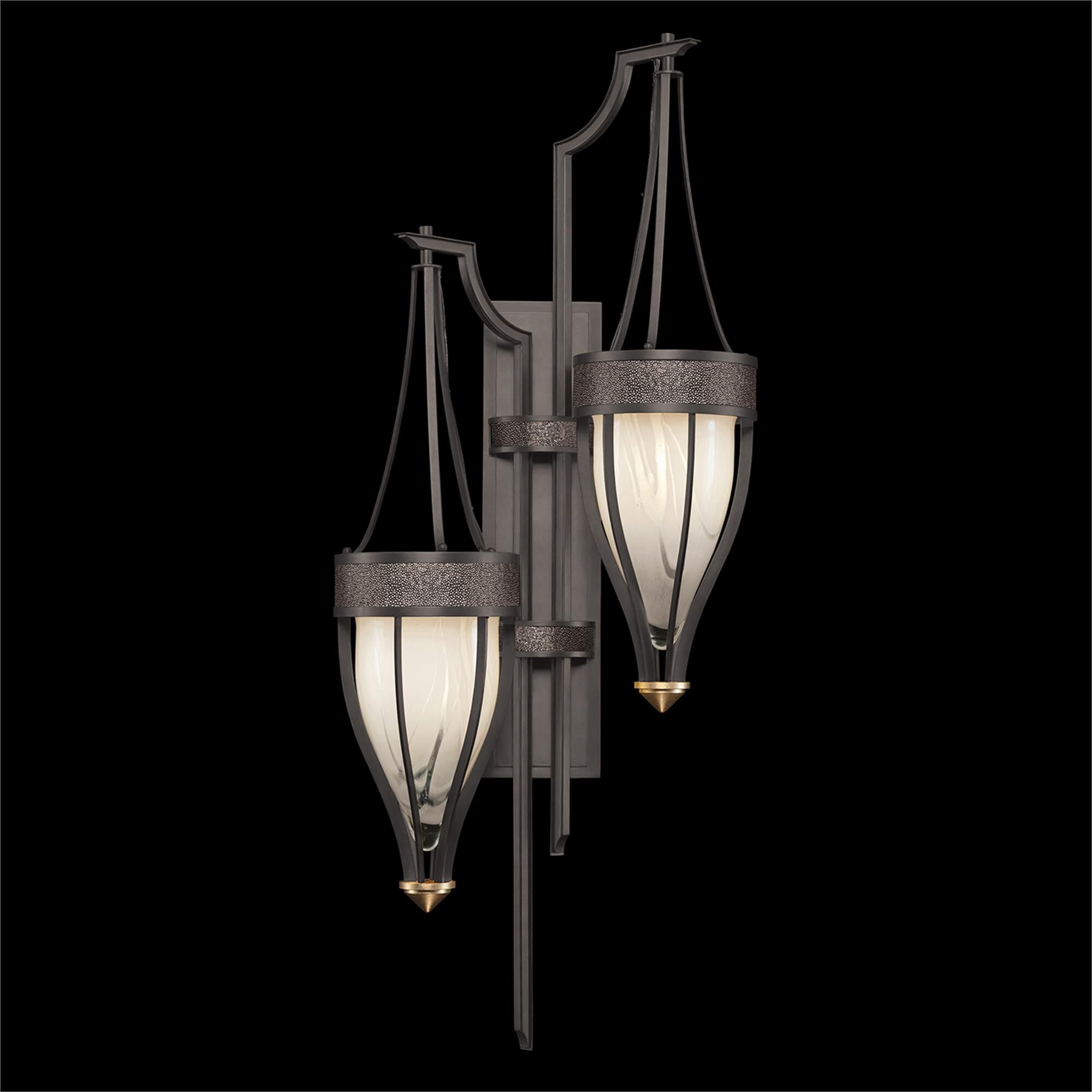 Shown in Midnight Steel and Brass  finish and Pebble accent