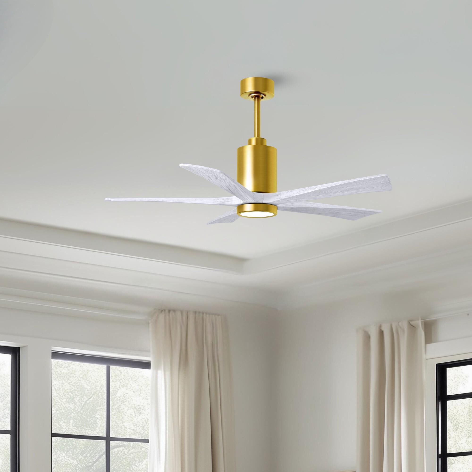 Shown in Brushed Brass finish