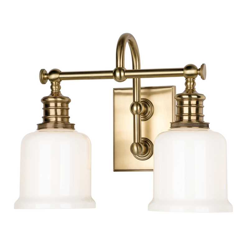 Keswick 14 Inch 2 Light Bath Vanity Light by Hudson Valley Lighting