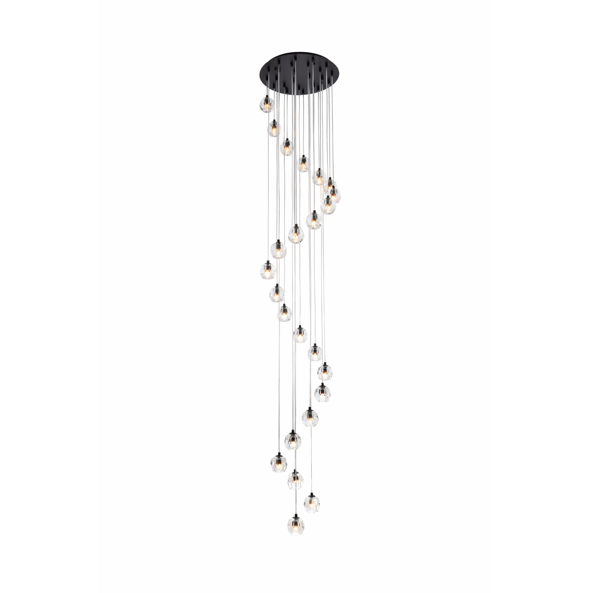 Eren 18 Inch 24 Light LED Multi Light Pendant by Elegant Lighting