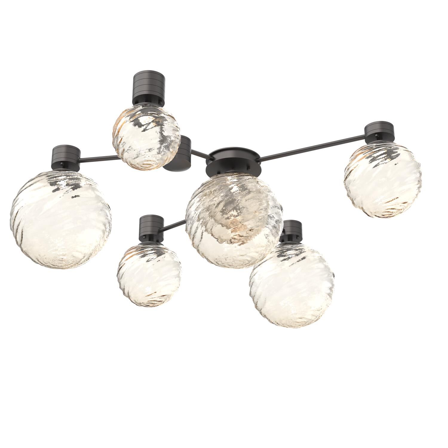 Shown in Graphite finish and Amber glass