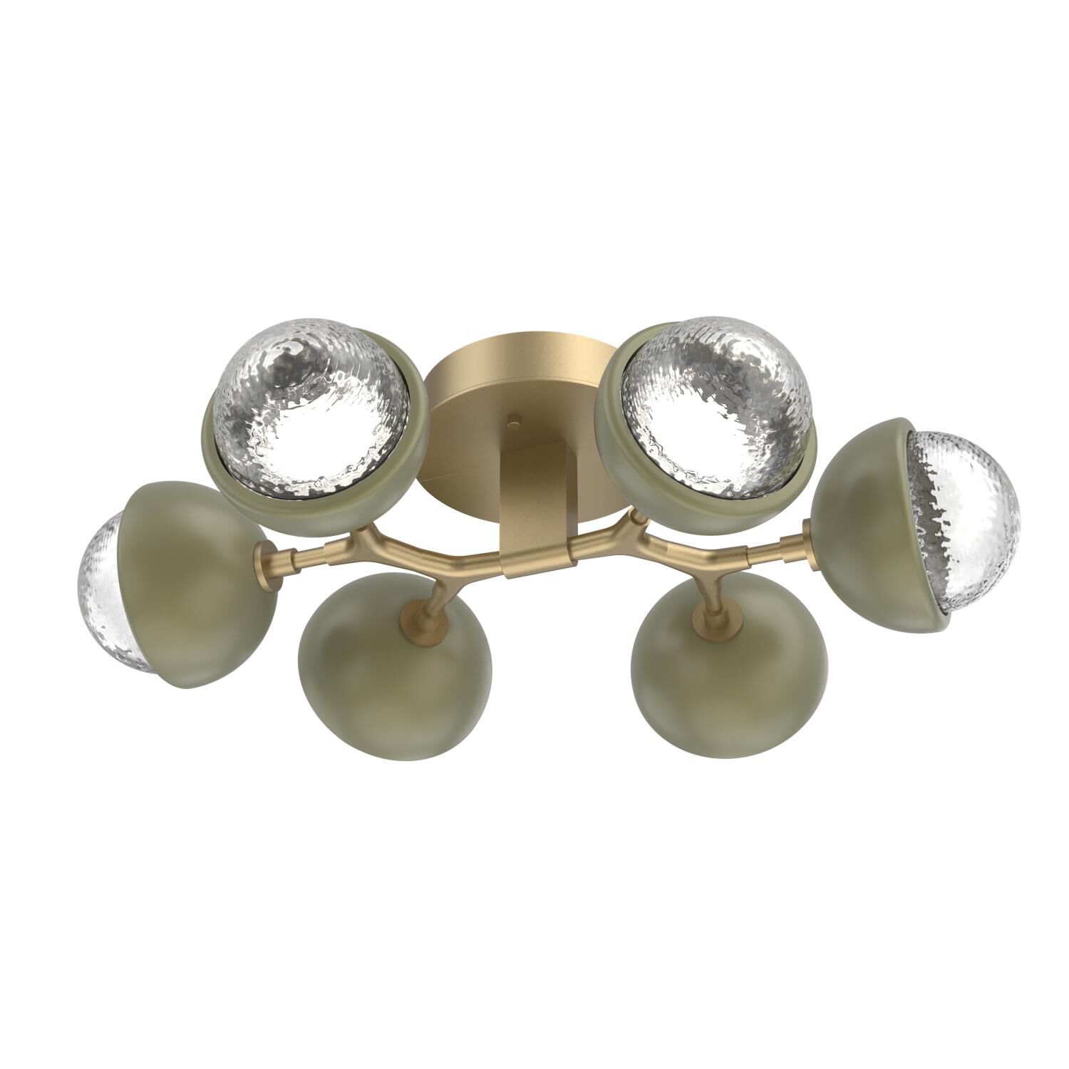 Levi Wilson Cabochon 27 Inch Flush Mount by Hammerton Studio