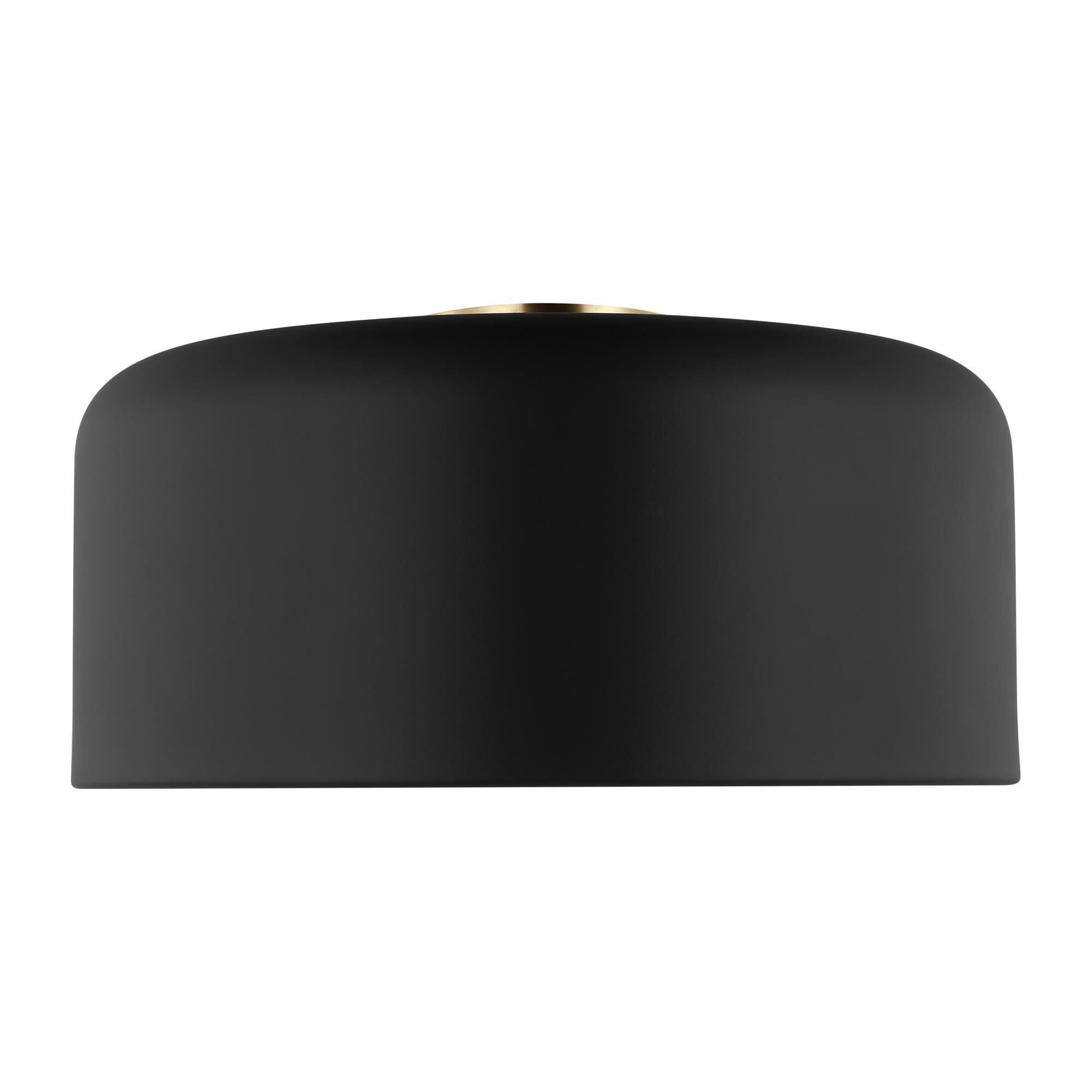 Shown in Midnight Black finish and Midnight Black glass and Midnight Black Steel shade