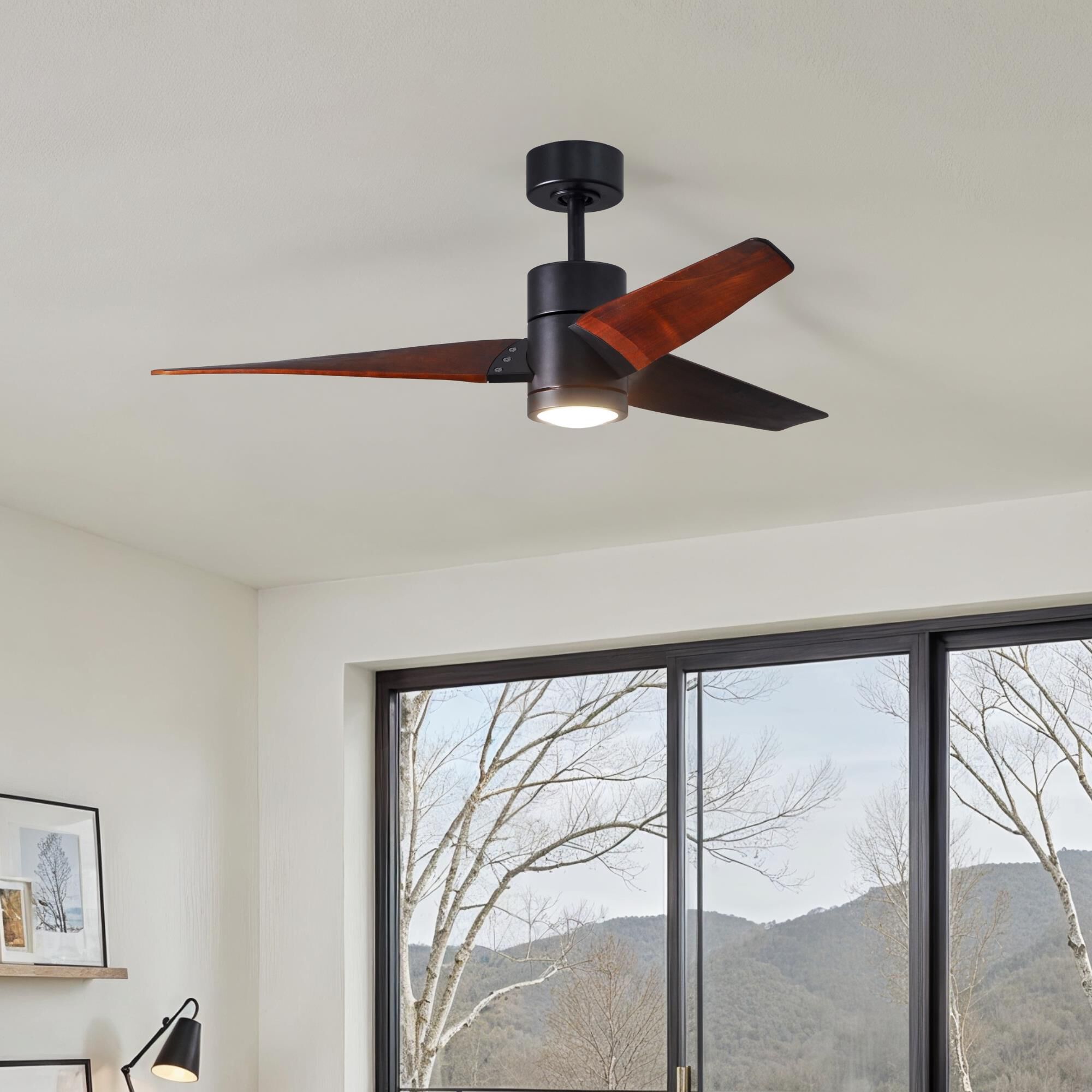 Super Janet 52 Inch Ceiling Fan with Light Kit by Matthews Fan Company