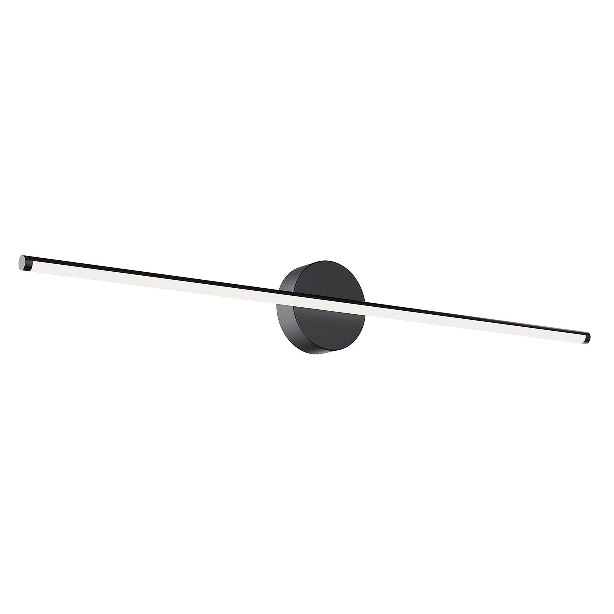 Shown in Black finish and White shade