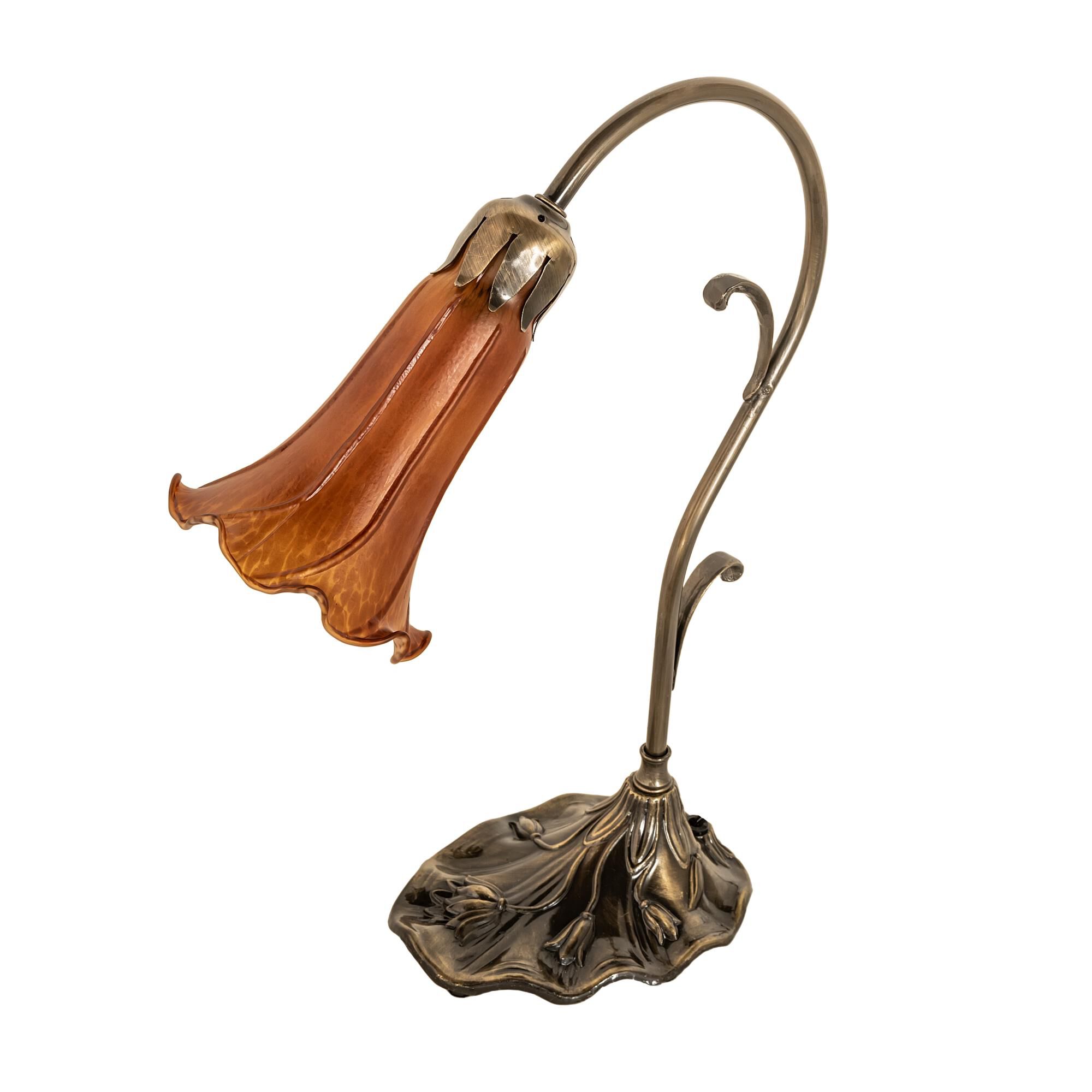 Shown in Antique Brass finish and Amber /Acrylic glass