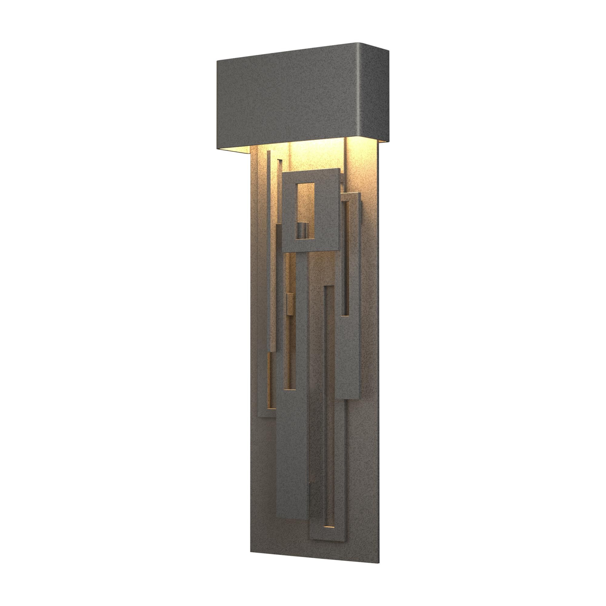 Hubbardton Forge Collage 27 Inch Tall LED Outdoor Wall Light