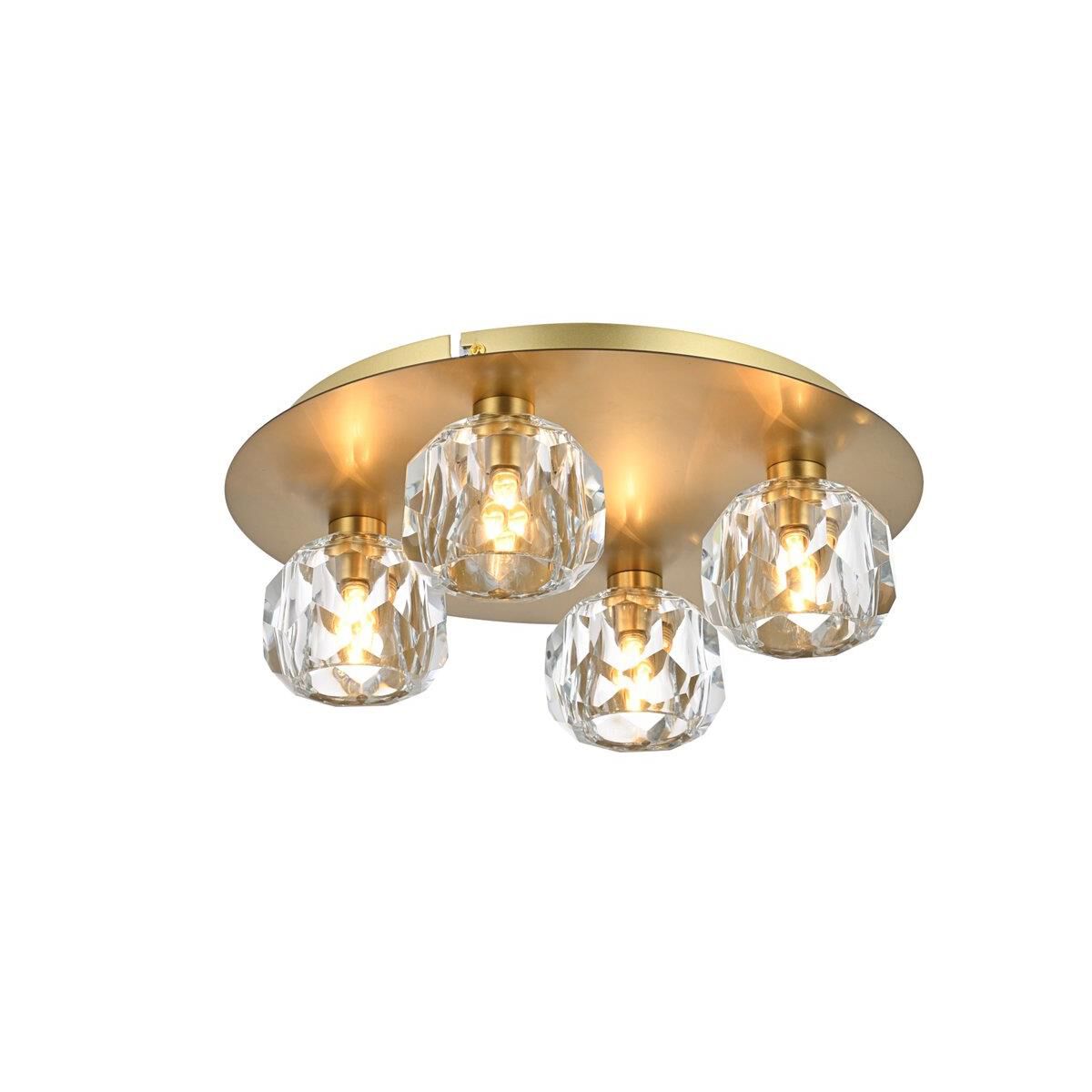 Graham 14 Inch 4 Light LED Flush Mount by Elegant Lighting