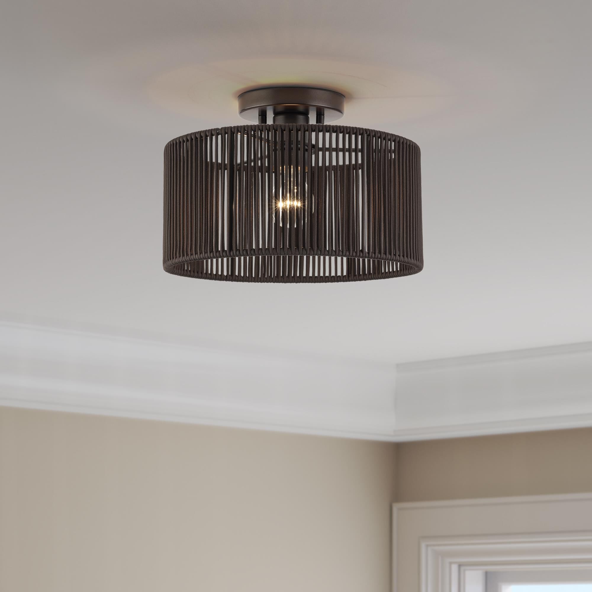 Acordia 12 Inch Semi Flush Mount by Livex Lighting