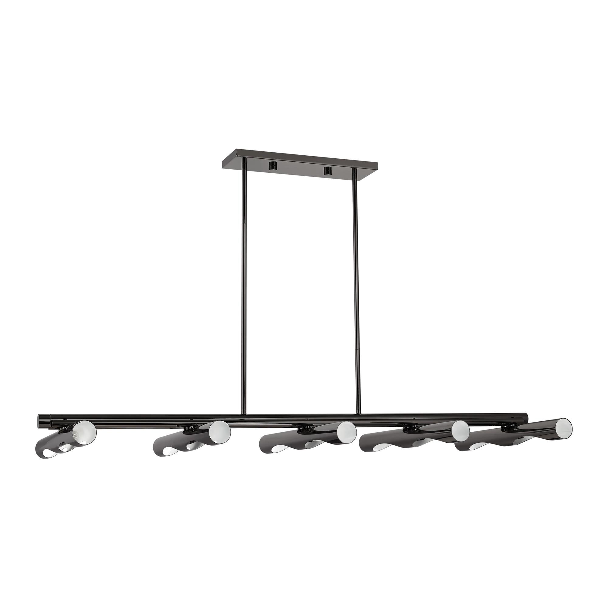 Acra 50 Inch 10 Light Linear Suspension Light by Livex Lighting