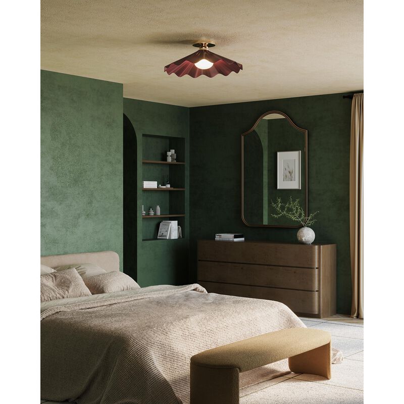 Jason Koharik Furrow 25 Inch Semi Flush Mount by Alora Lighting