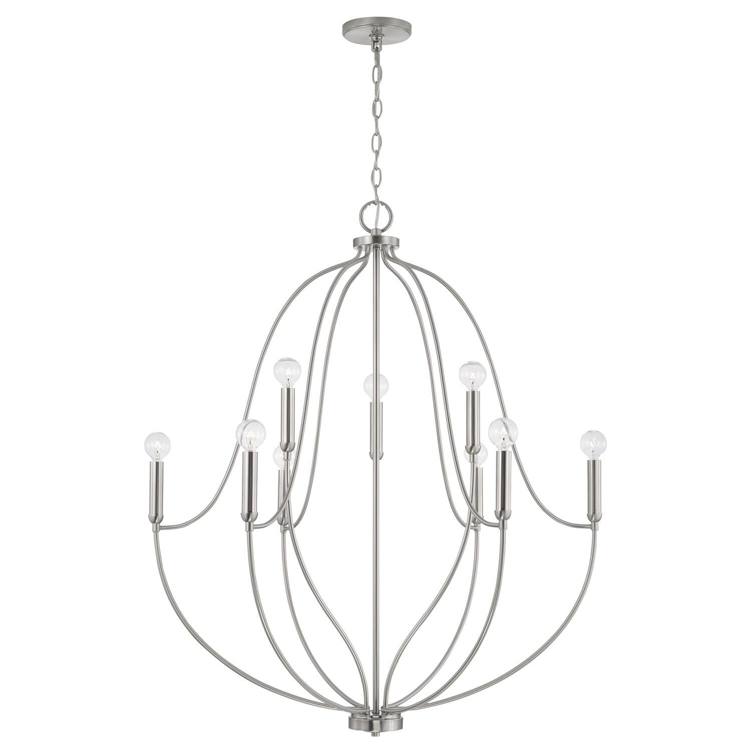 Madison 32 Inch 9 Light Chandelier by Homeplace by Capital Lighting Fixture Company