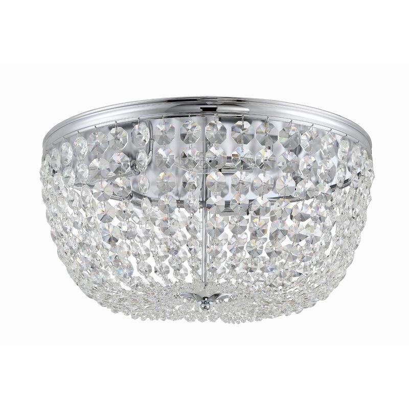 Nola 20 Inch 5 Light Flush Mount by Crystorama