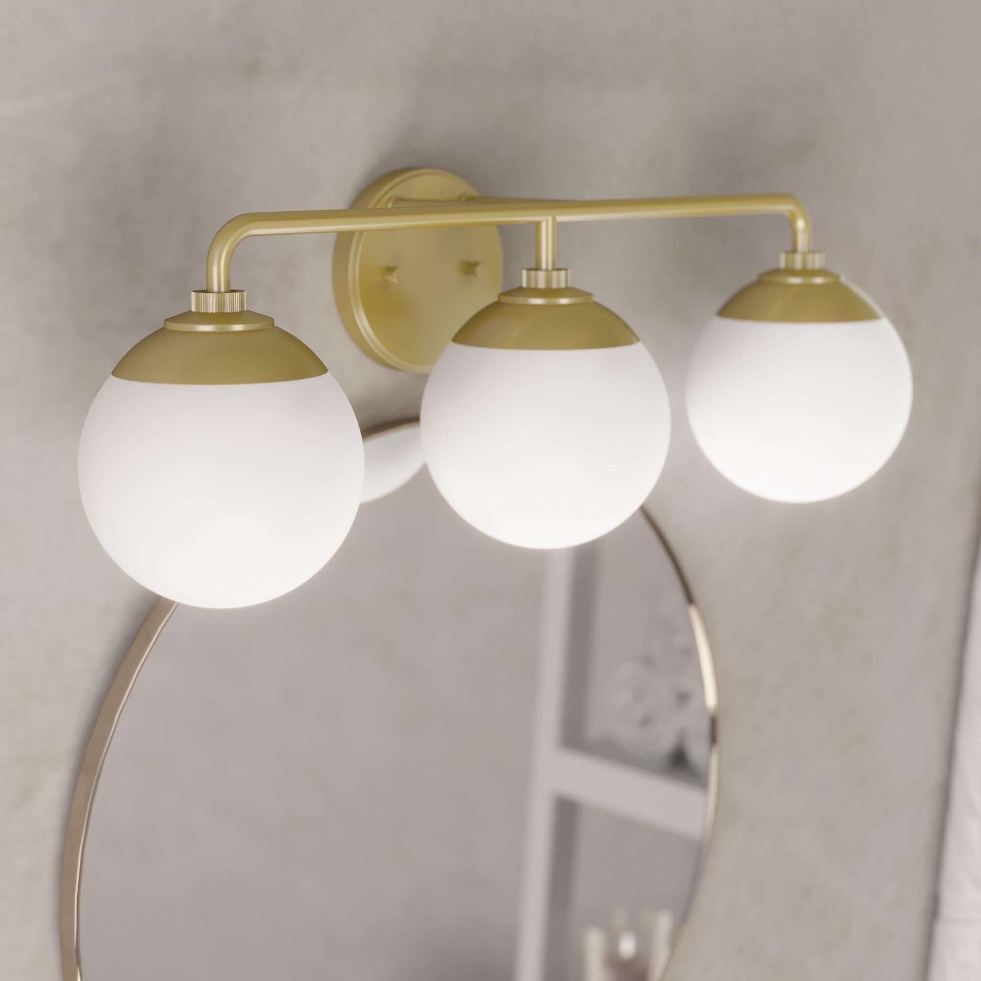 Hepburn 25 Inch 3 Light Bath Vanity Light by Hunter Fan