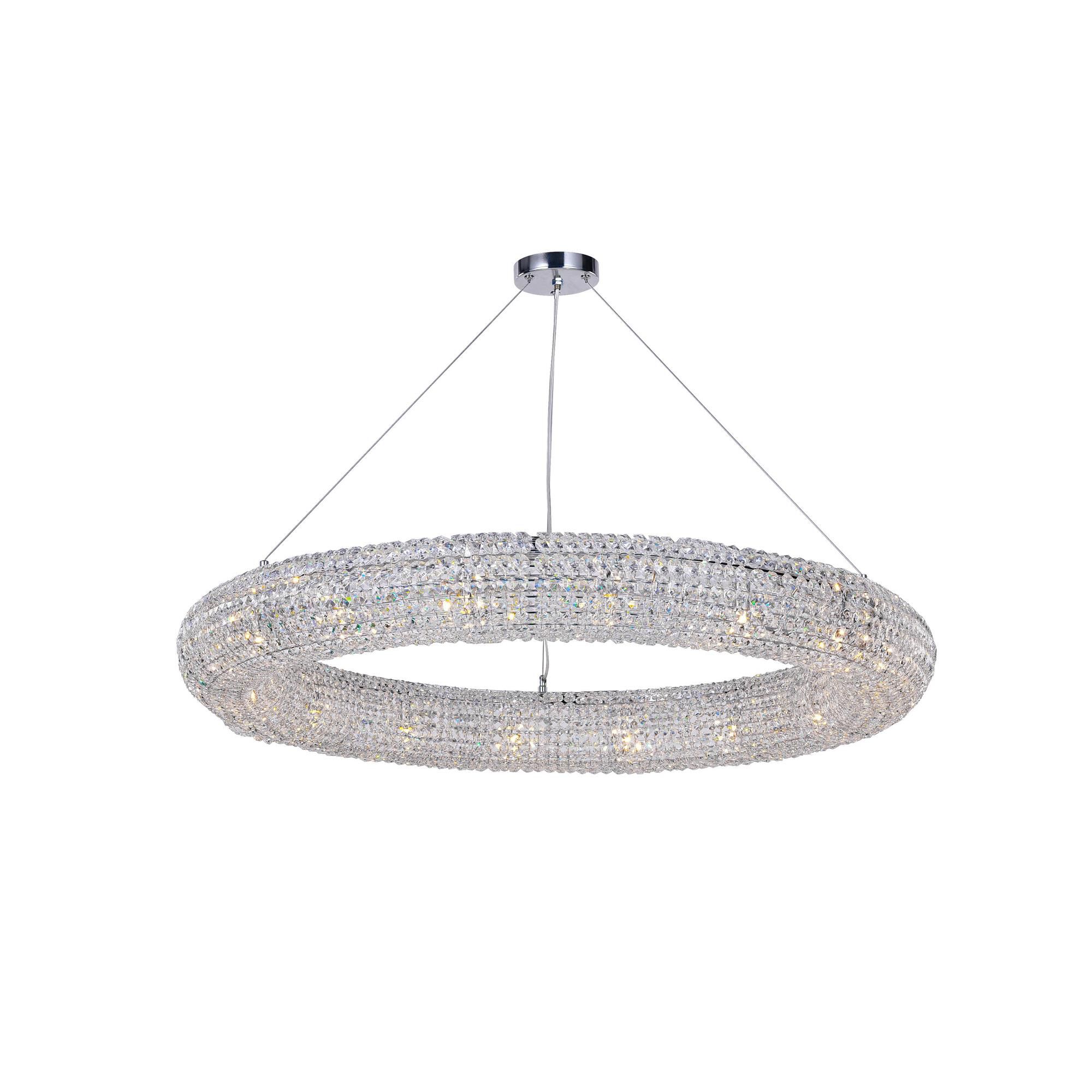 Veronique 40 Inch 16 Light Chandelier by CWI Lighting