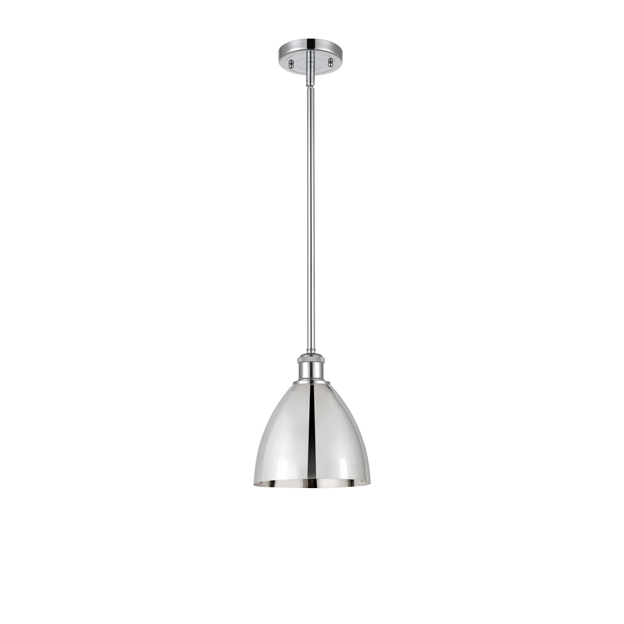 Shown in Polished Chrome finish and Polished Chrome Ballston Dome shade