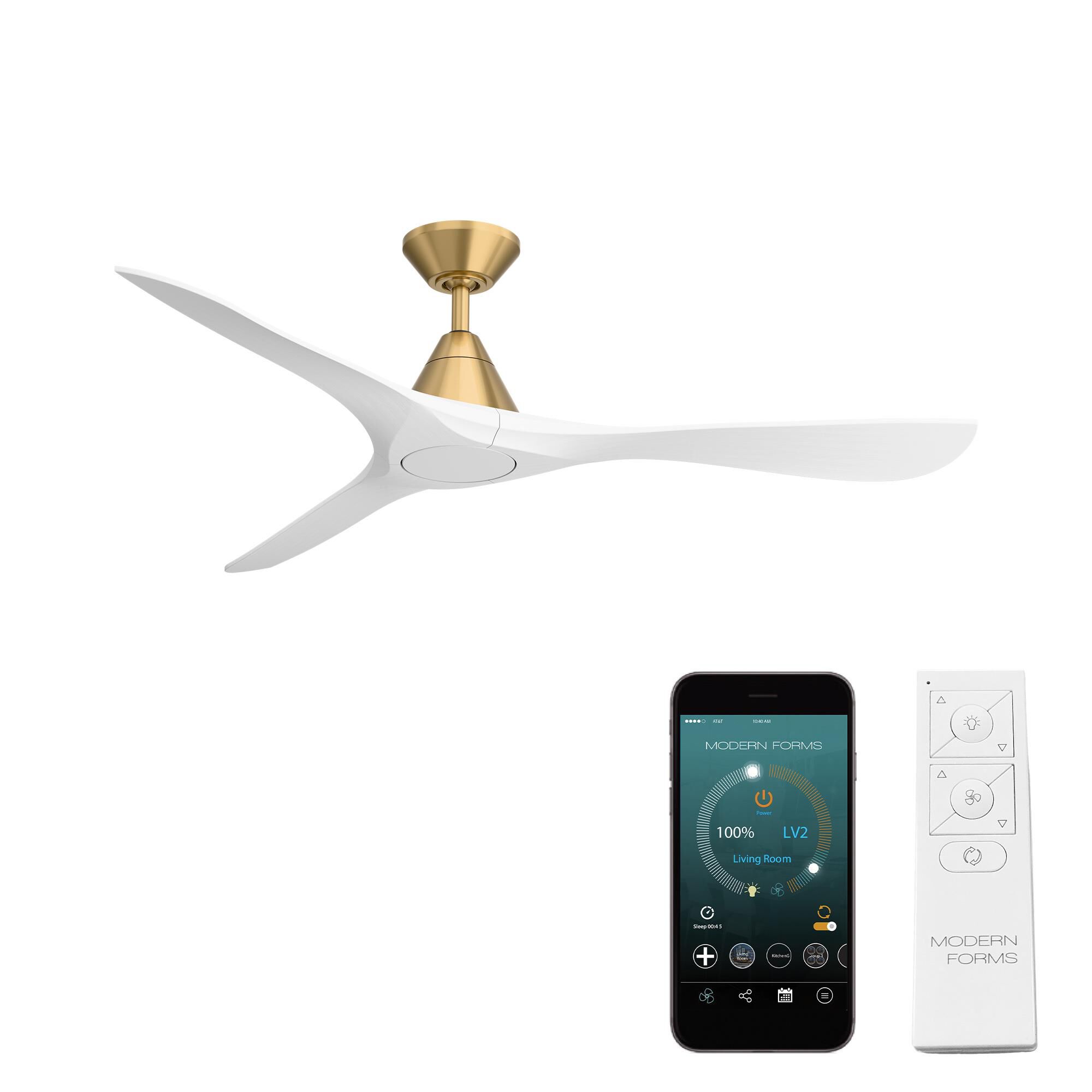 Carve 60 Inch Ceiling Fan with Light Kit by Modern Forms