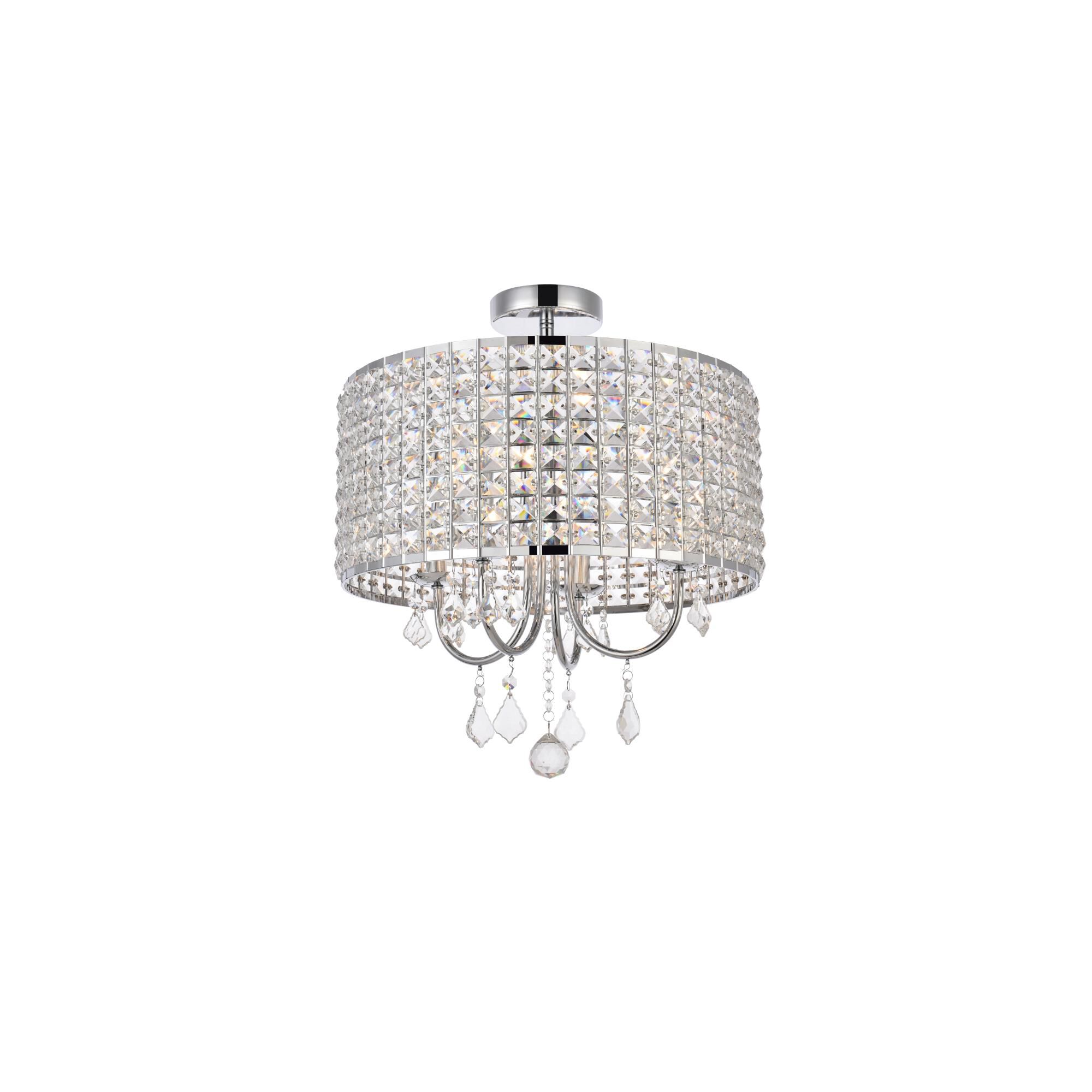 Elise Semi Flush Mount by Elegant Lighting