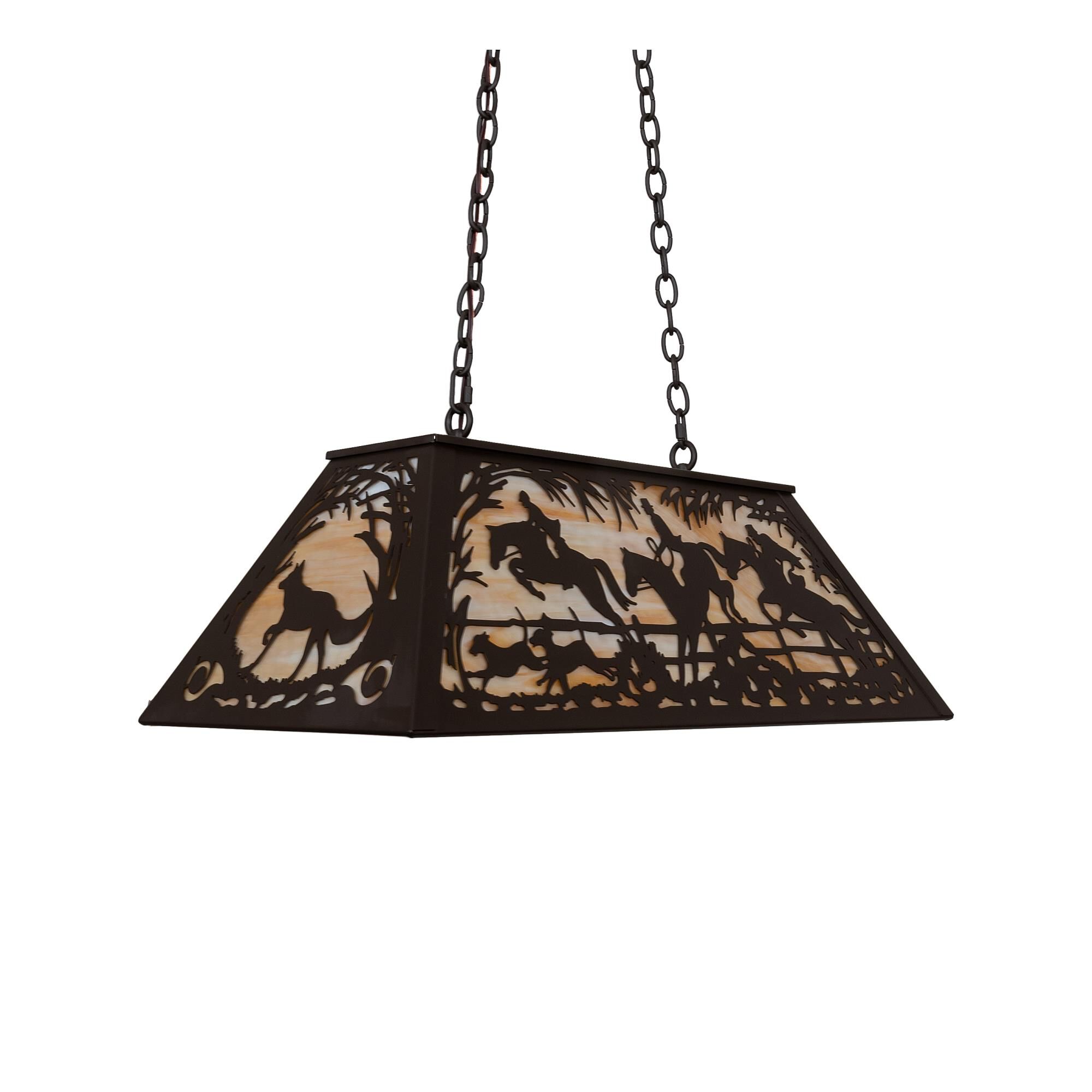 Shown in Oil Rubbed Bronze finish and Beige glass